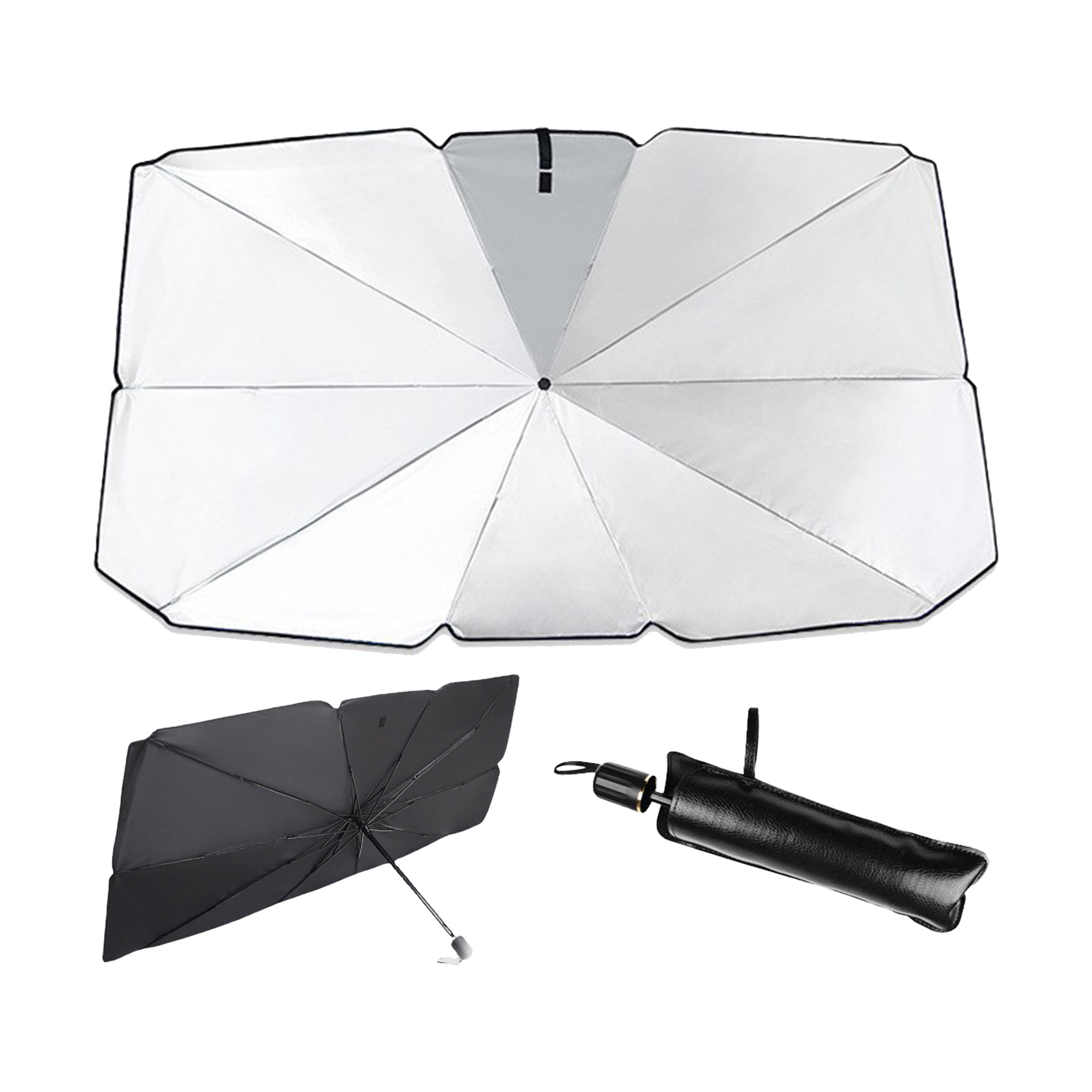 Custom Foldable Car Sunshade Umbrella