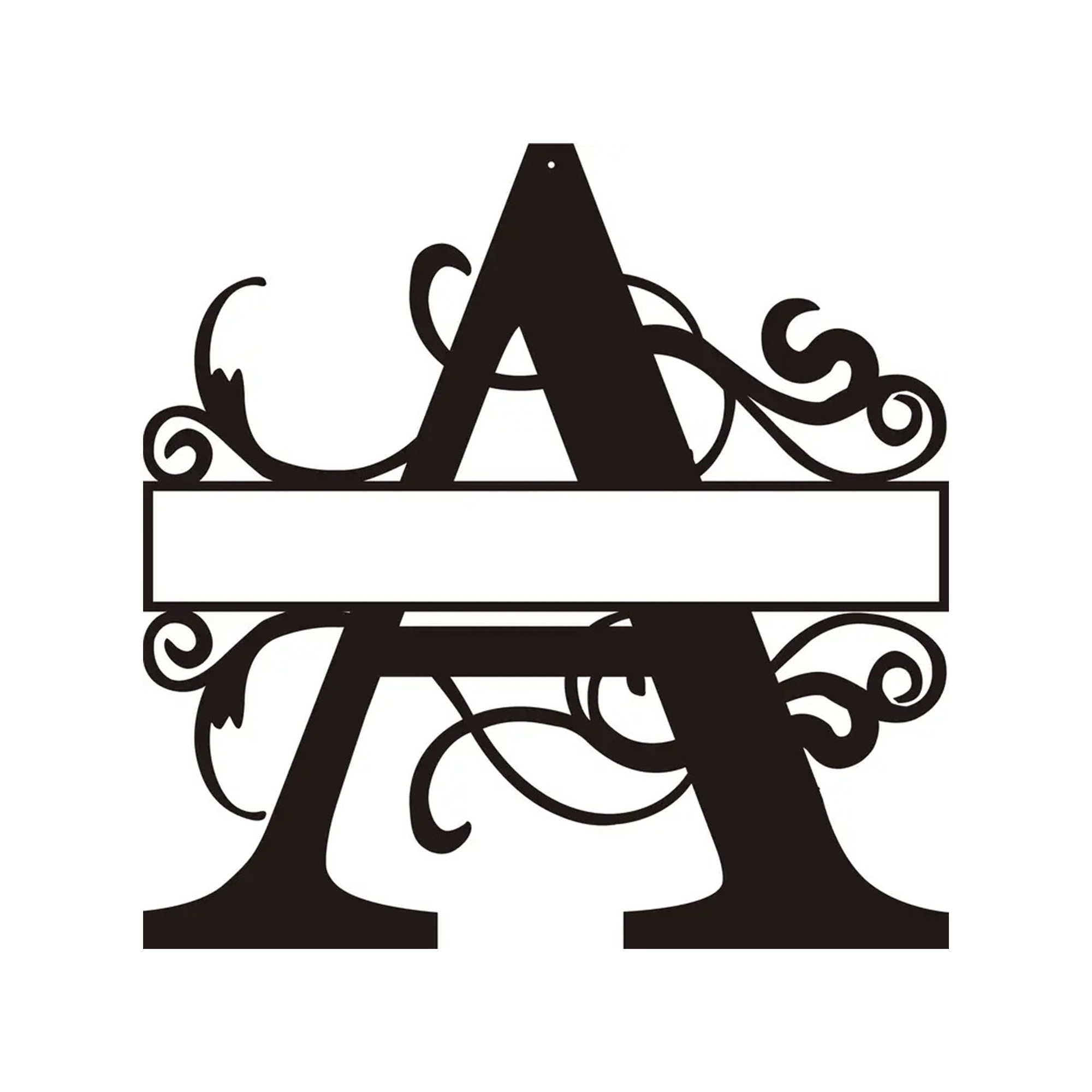 Personalized Metal Monogram Wall Art