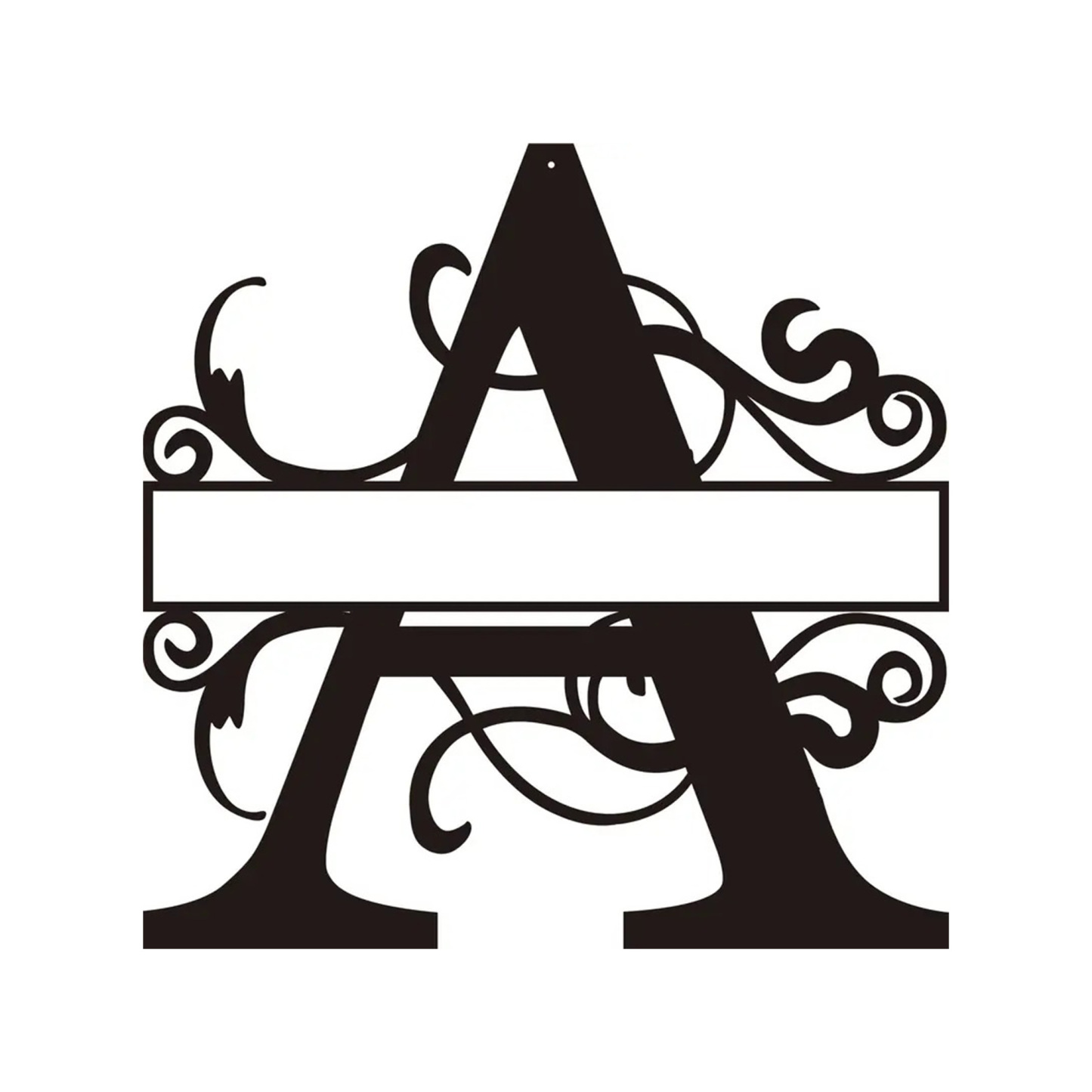 Personalized Metal Monogram Wall Art