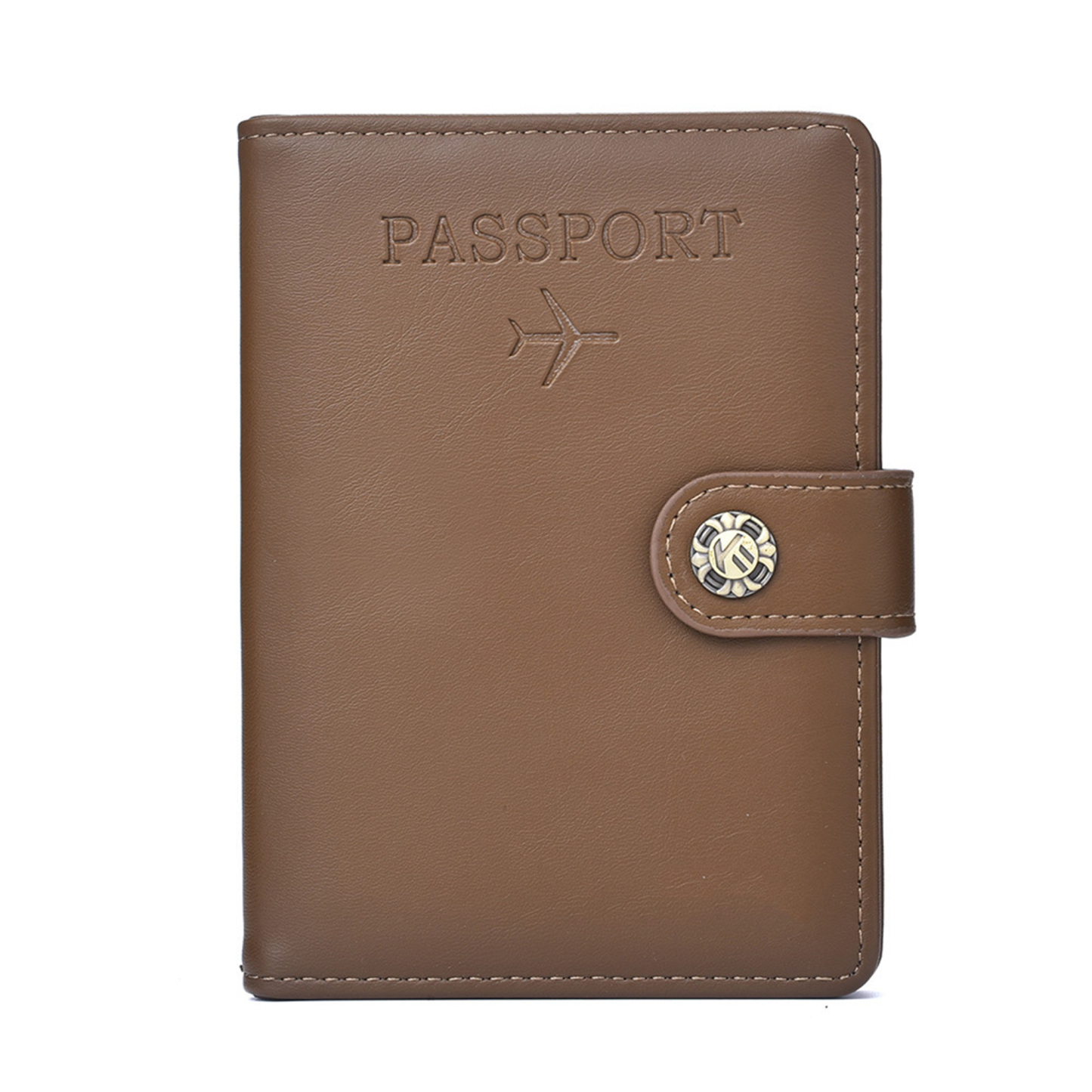 Custom PU Leather Travel Passport Wallet