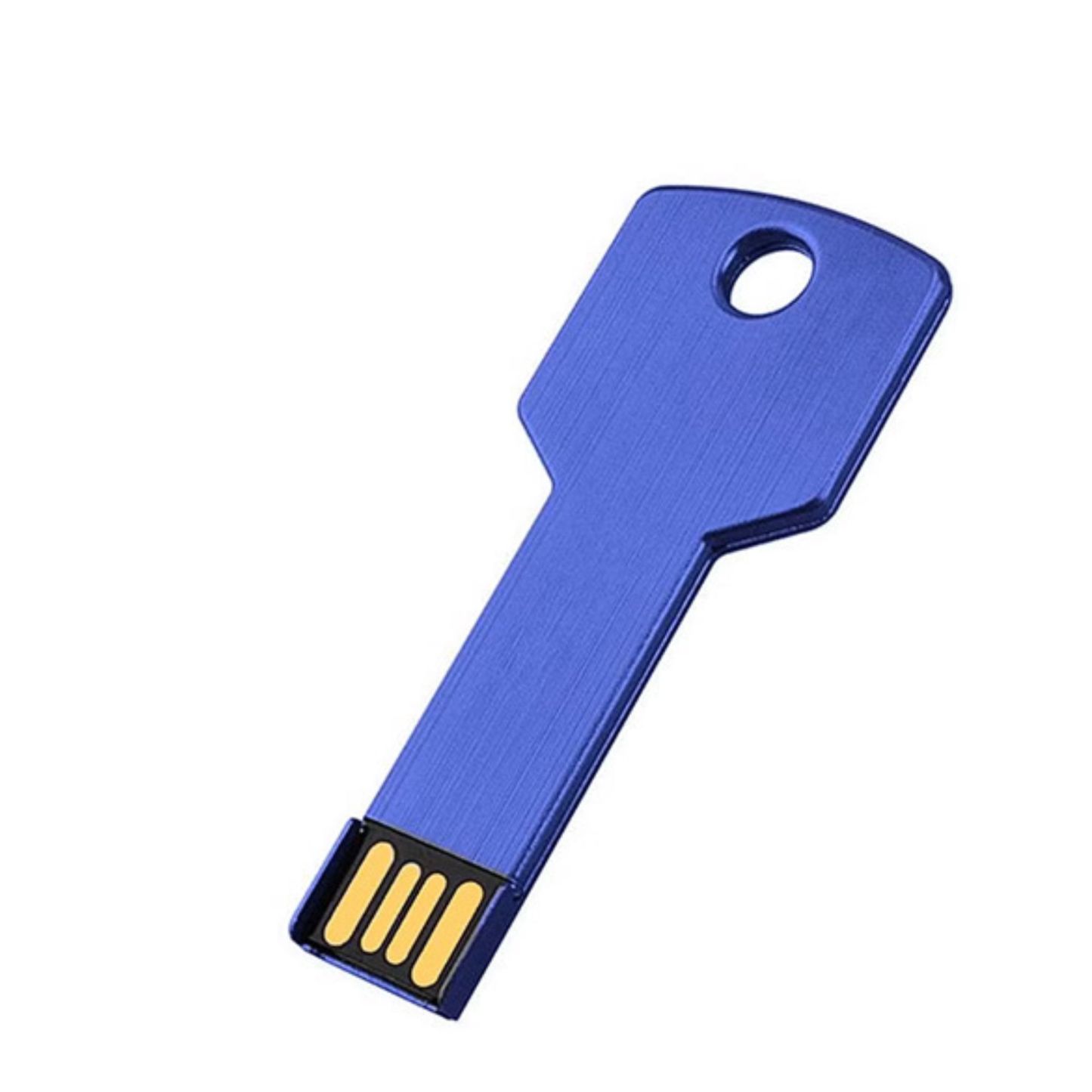 Sleek Metal Keychain USB Drive