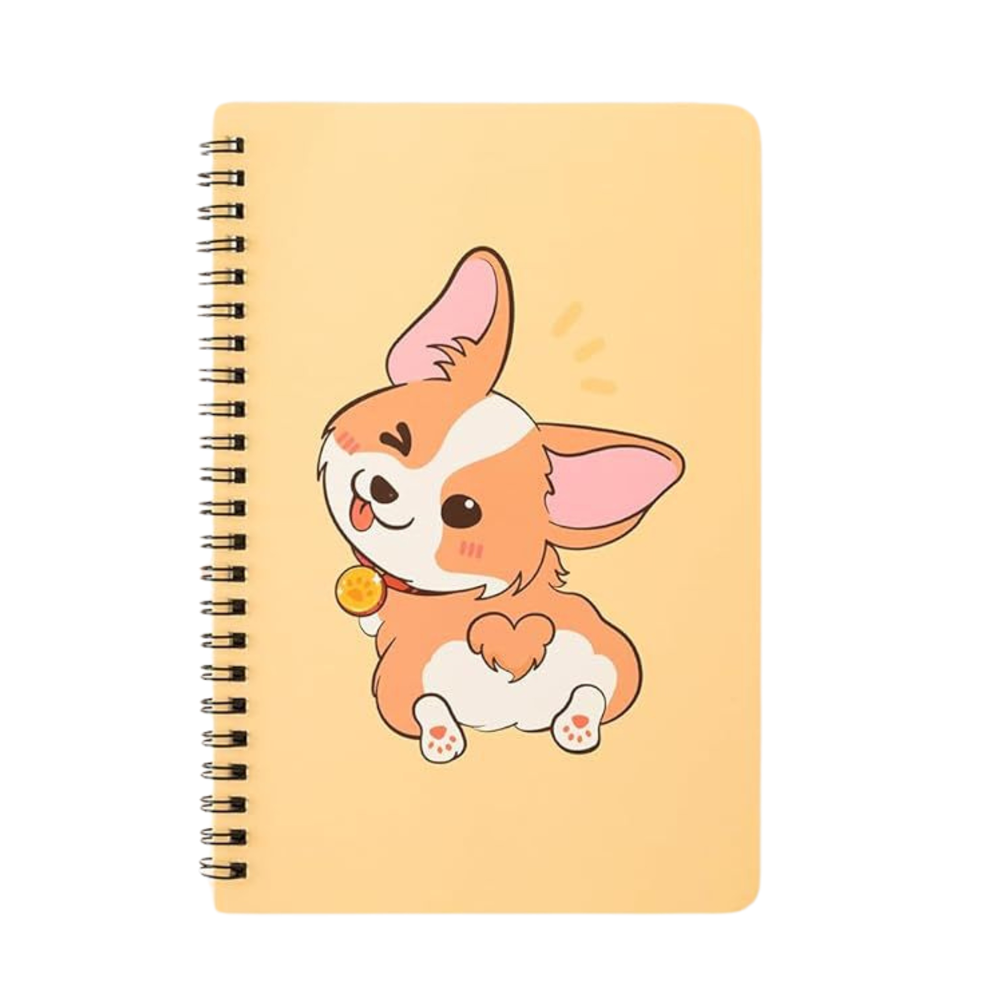 Custom Spiral Notebook with Cartoon Design