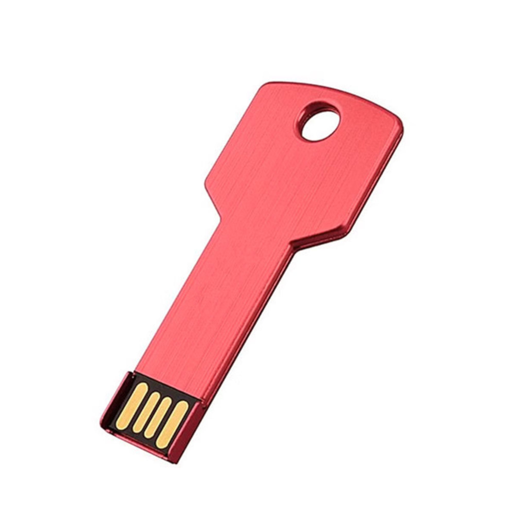 Sleek Metal Keychain USB Drive