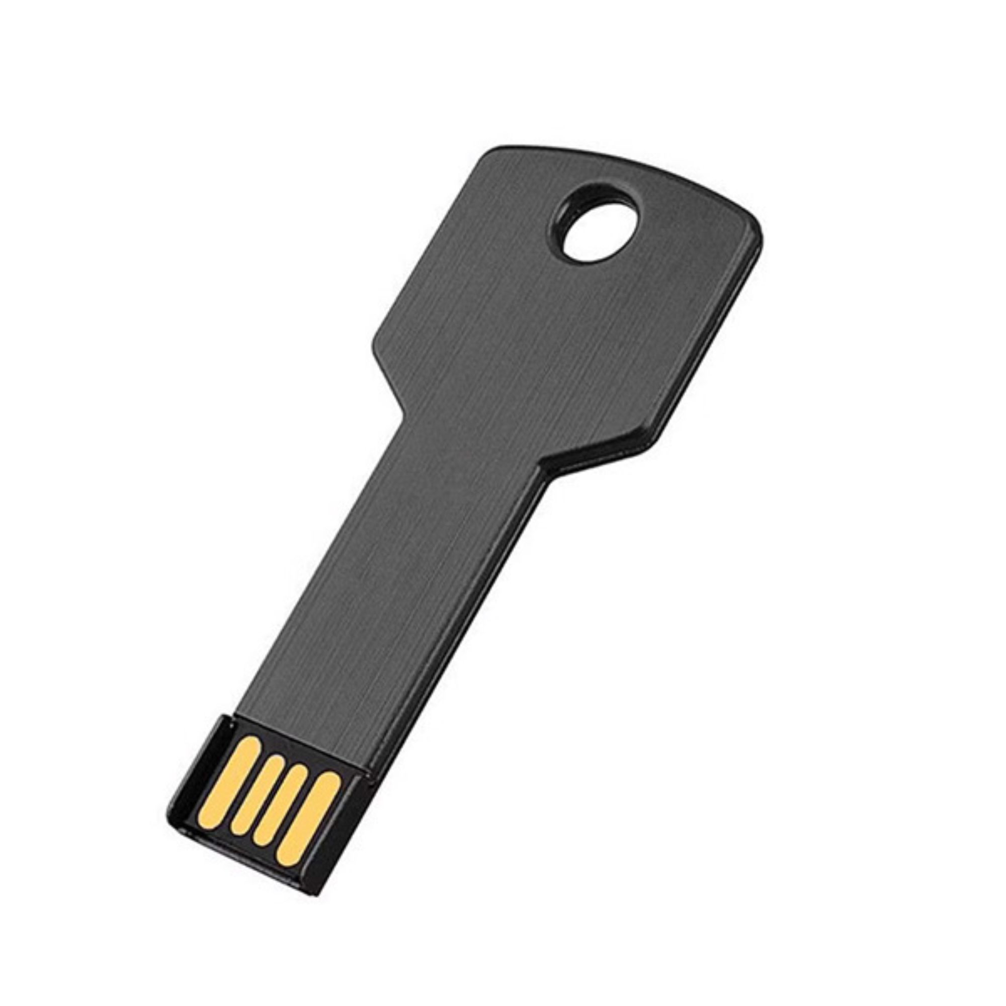 Sleek Metal Keychain USB Drive