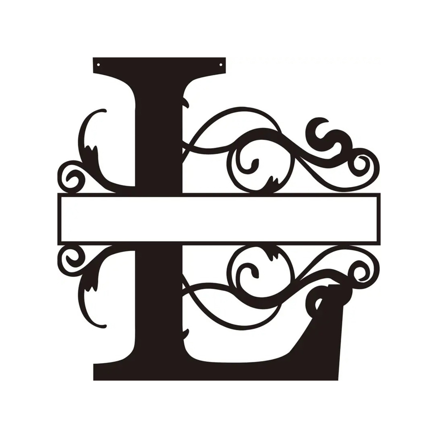 Personalized Metal Monogram Wall Art