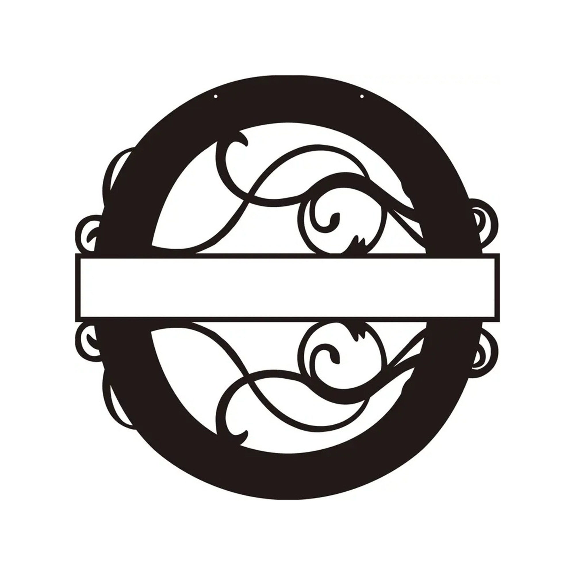 Personalized Metal Monogram Wall Art