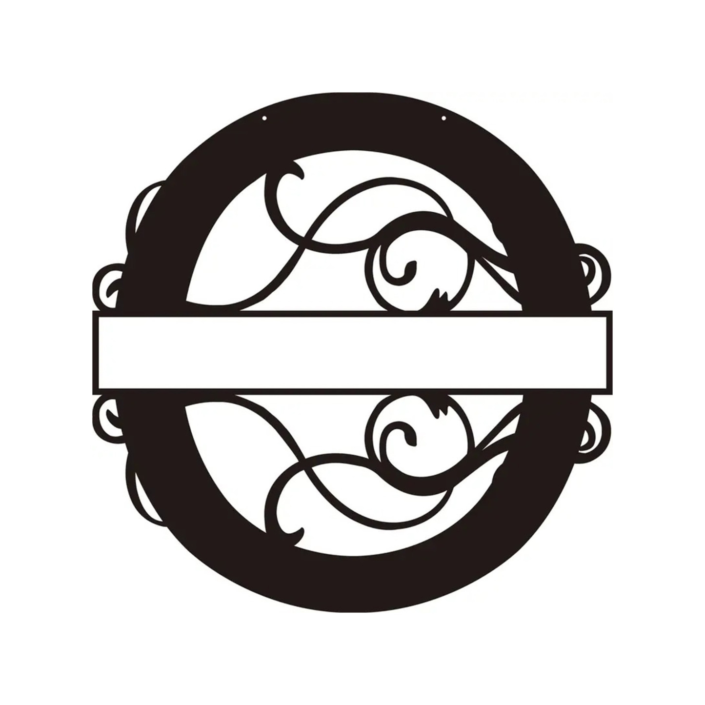 Personalized Metal Monogram Wall Art