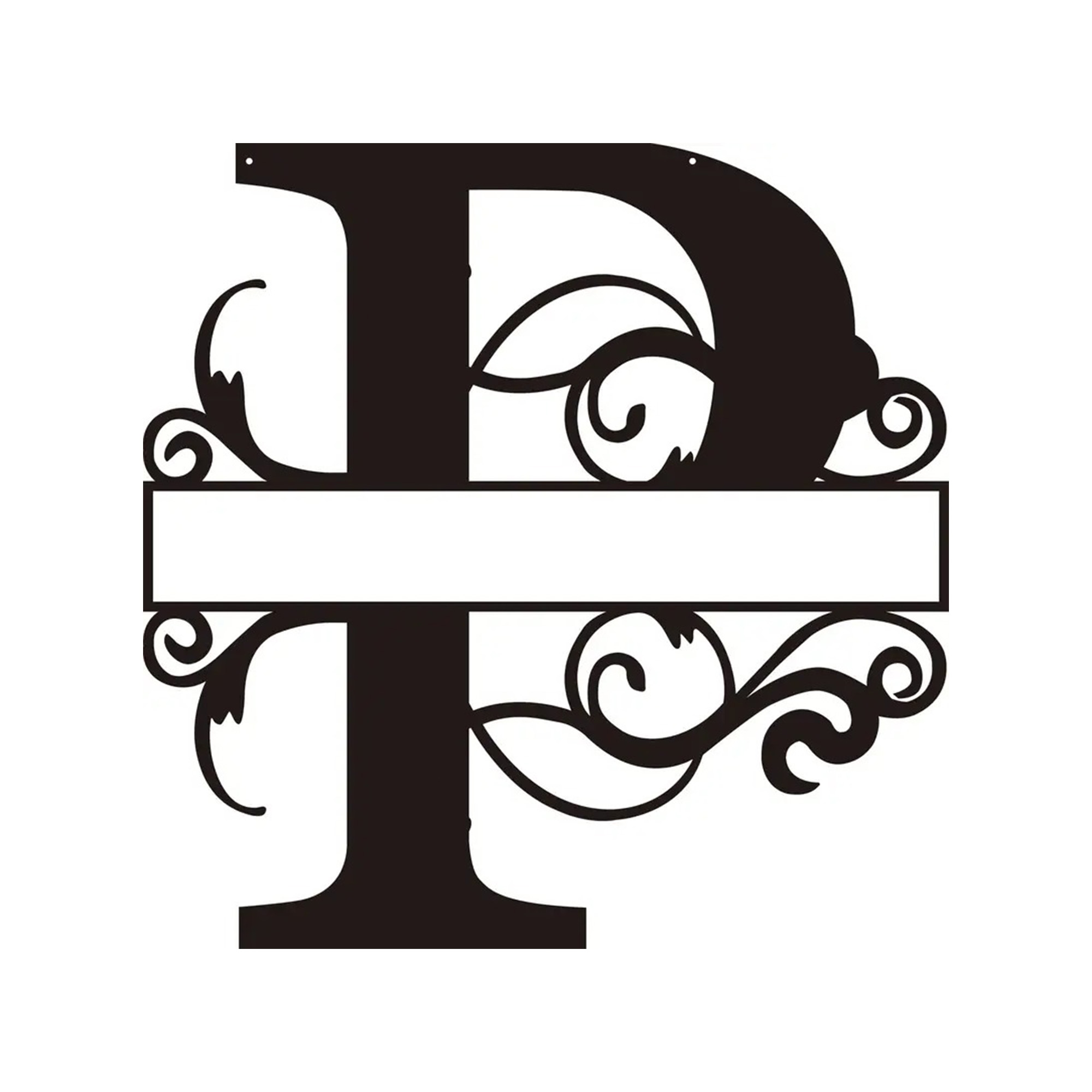 Personalized Metal Monogram Wall Art