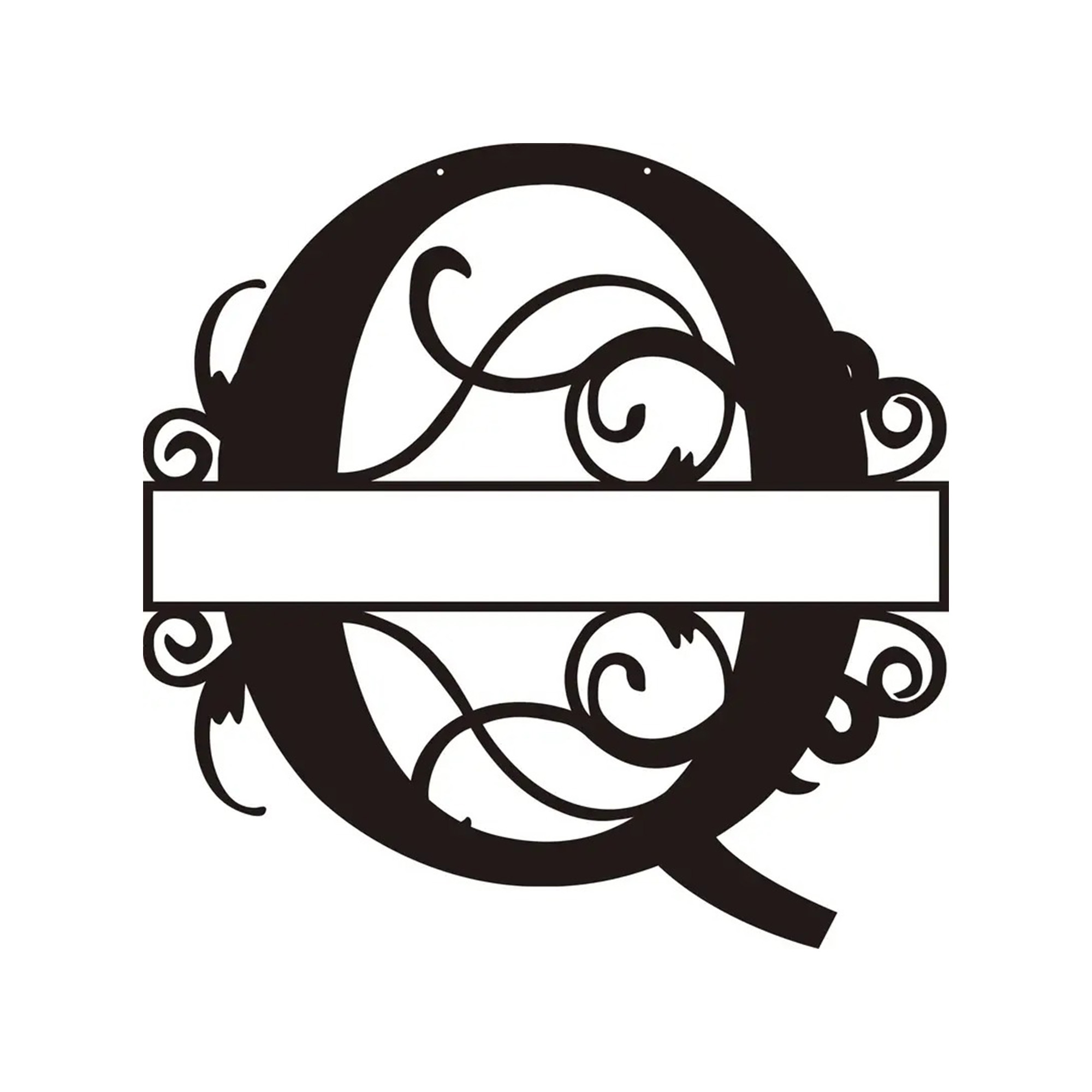 Personalized Metal Monogram Wall Art