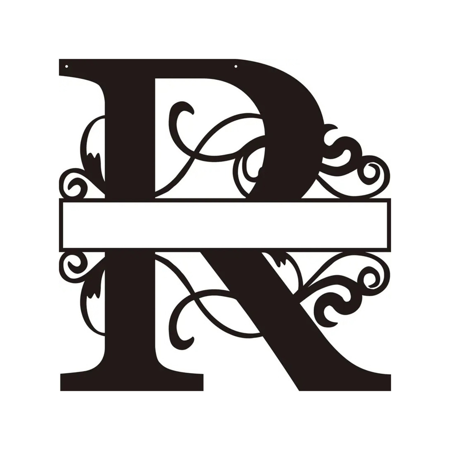 Personalized Metal Monogram Wall Art