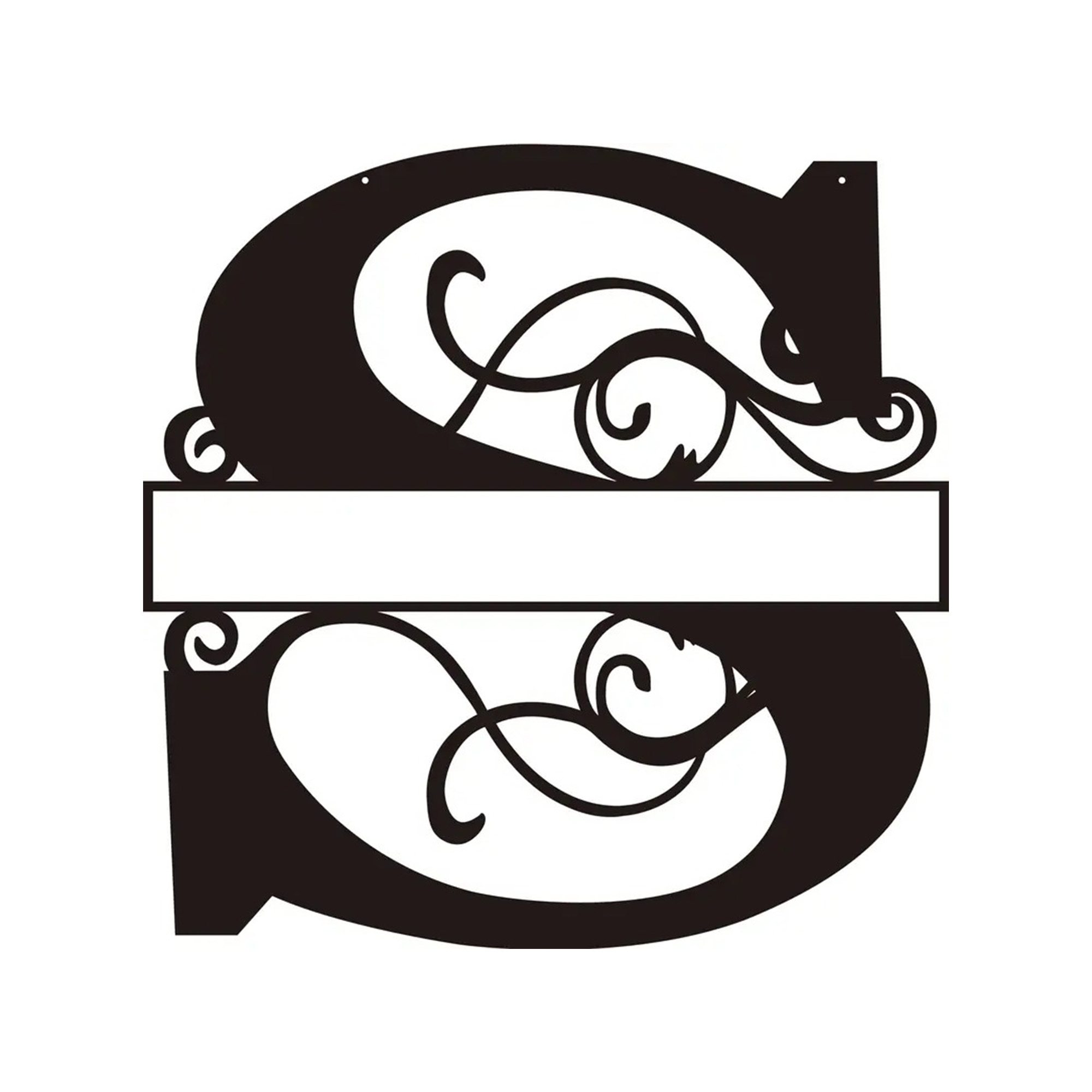 Personalized Metal Monogram Wall Art