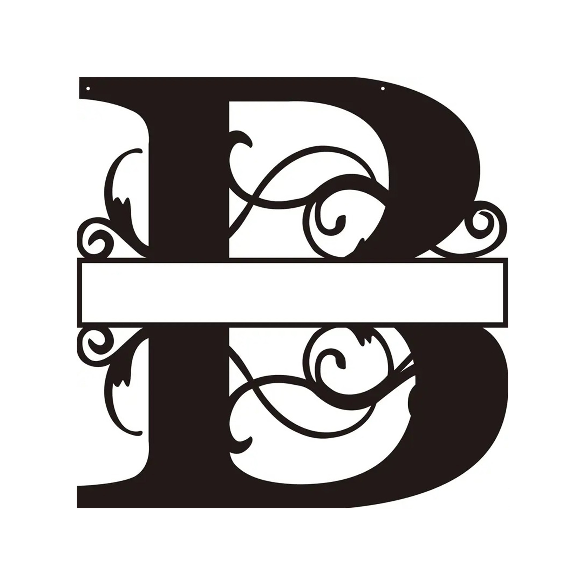 Personalized Metal Monogram Wall Art