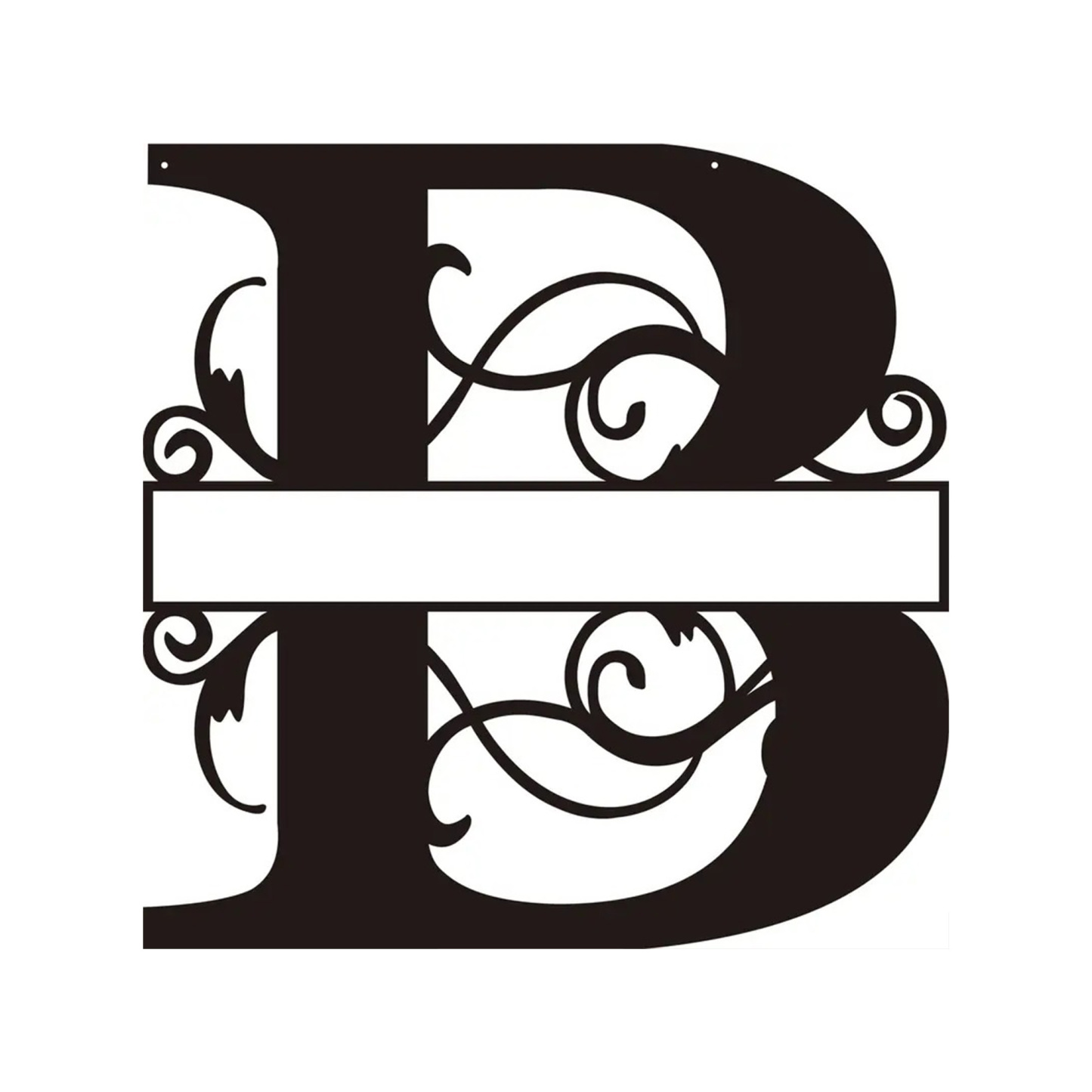 Personalized Metal Monogram Wall Art