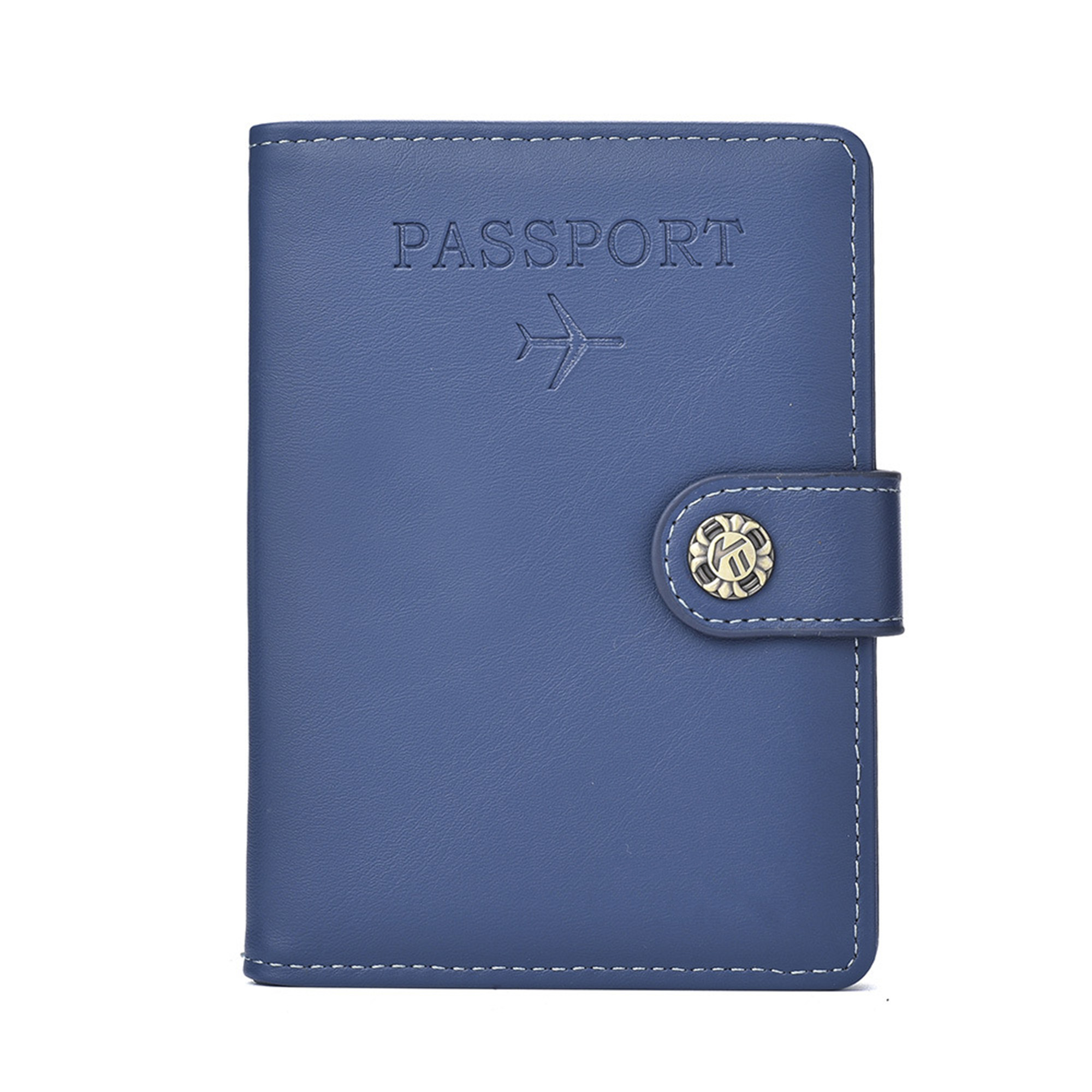 Custom PU Leather Travel Passport Wallet