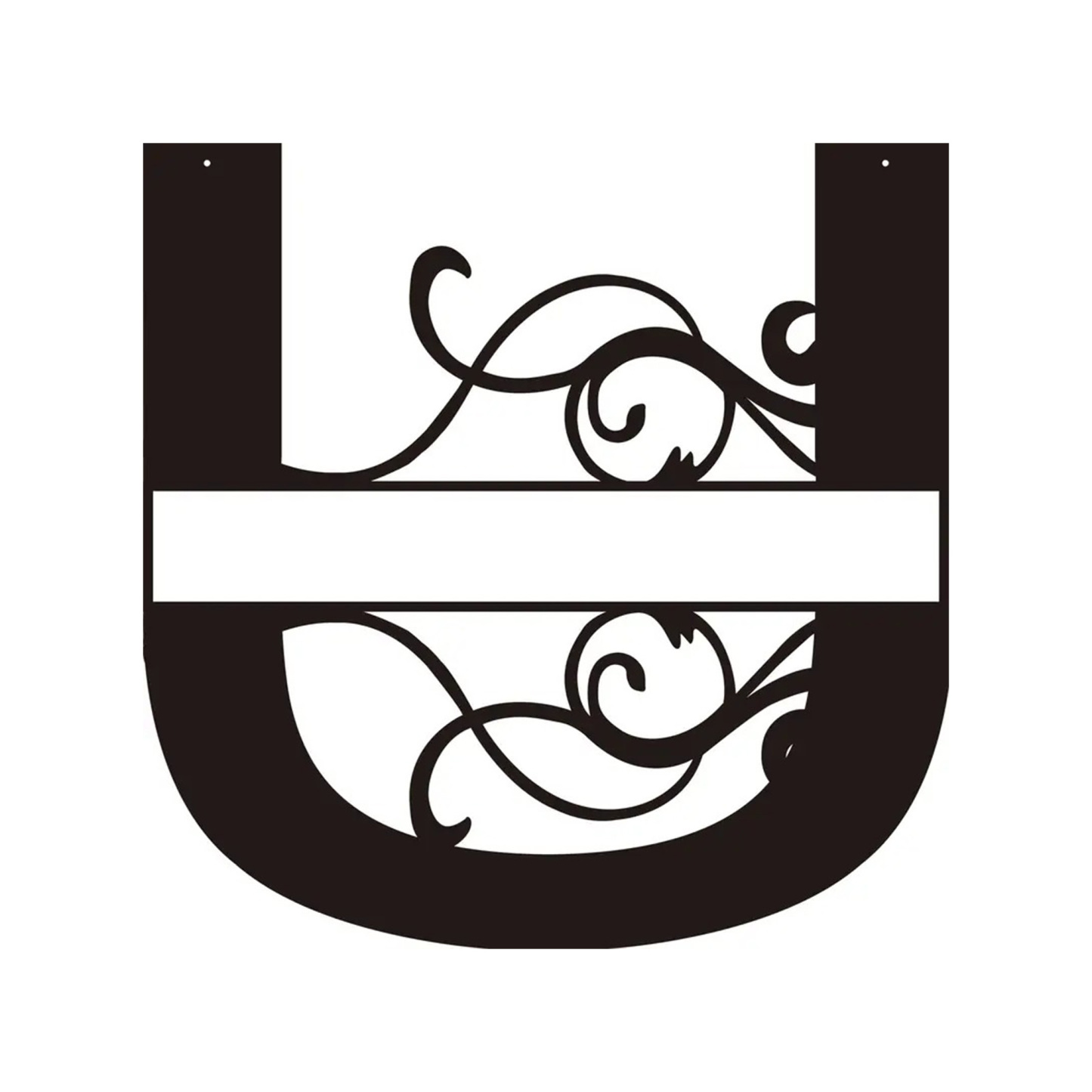 Personalized Metal Monogram Wall Art