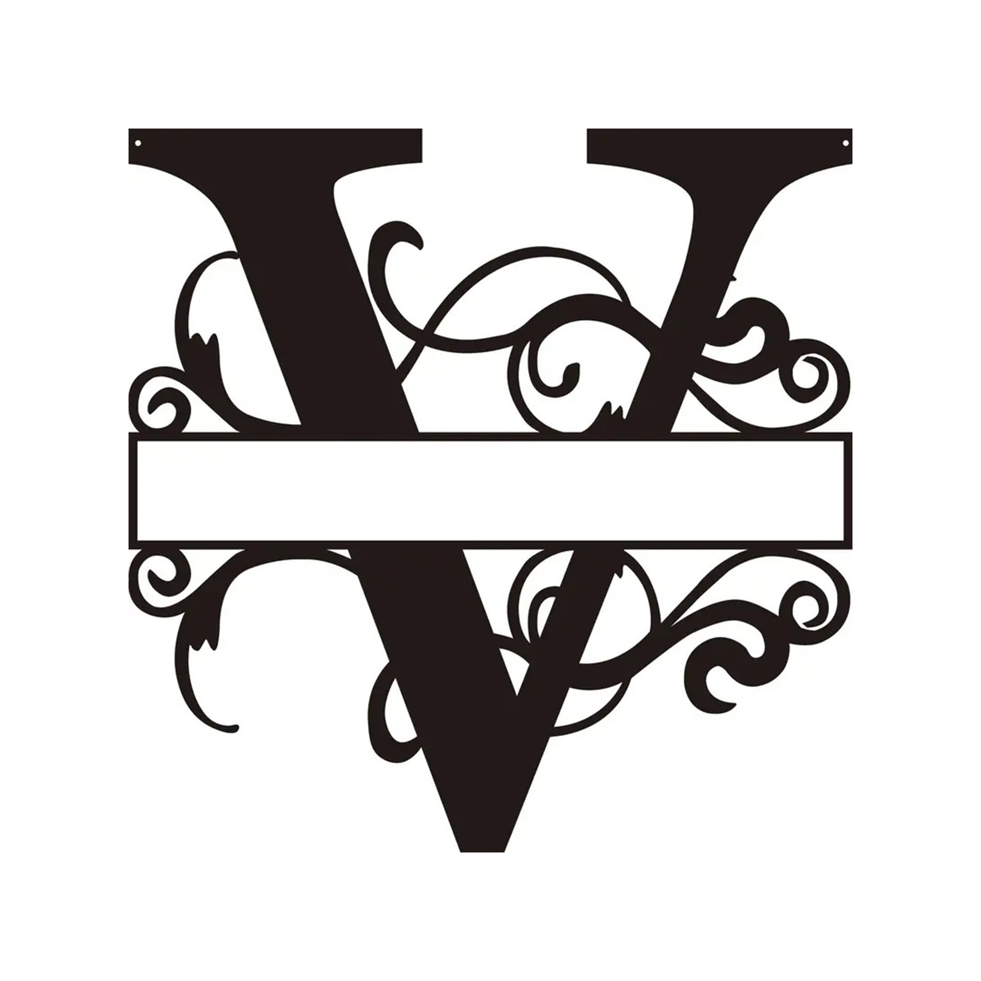 Personalized Metal Monogram Wall Art