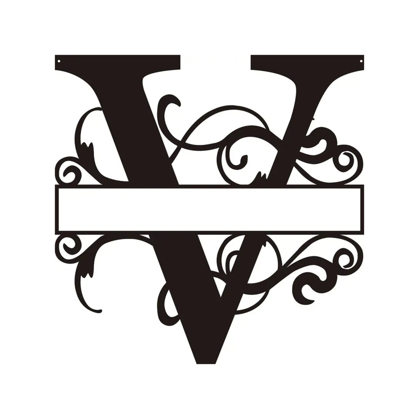 Personalized Metal Monogram Wall Art