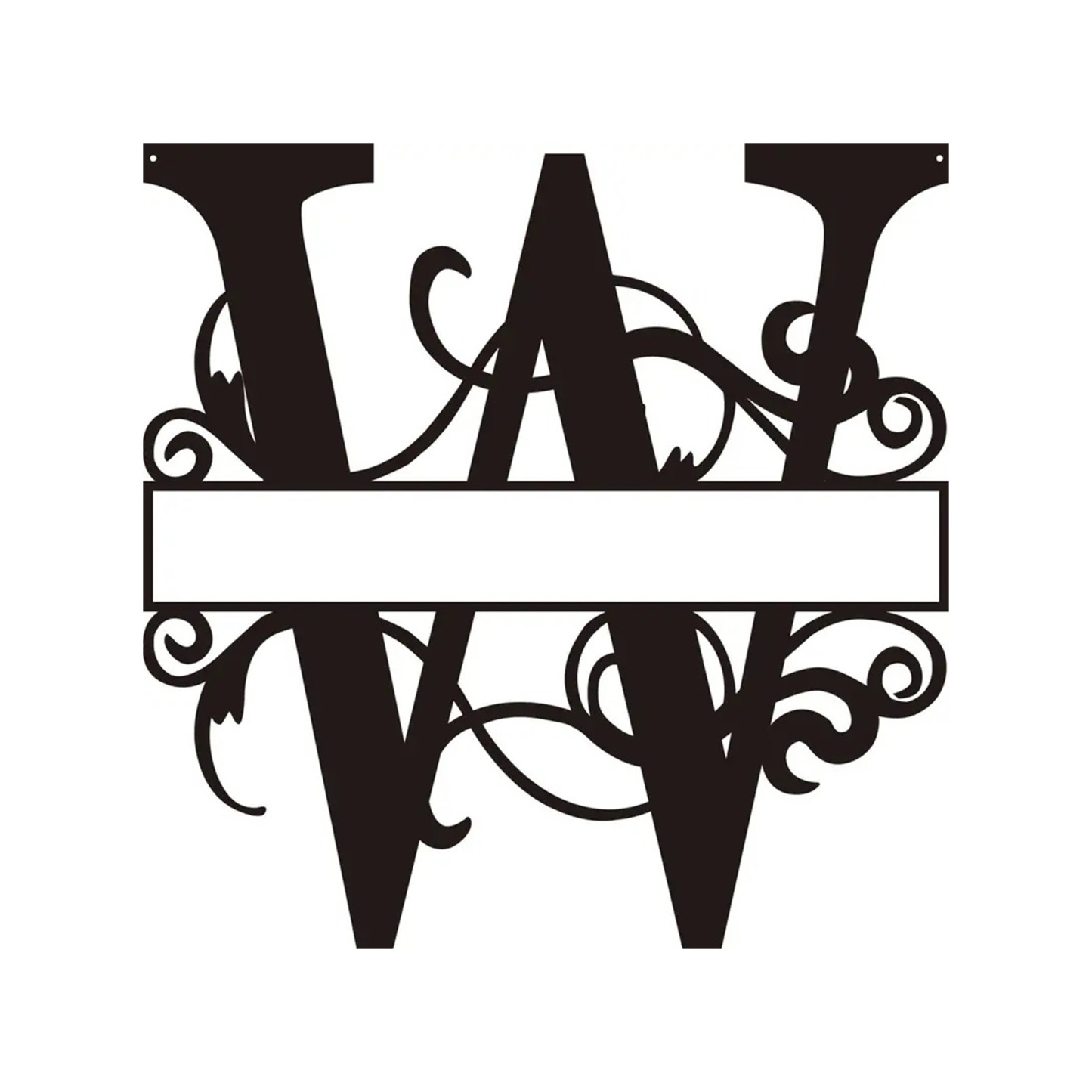 Personalized Metal Monogram Wall Art