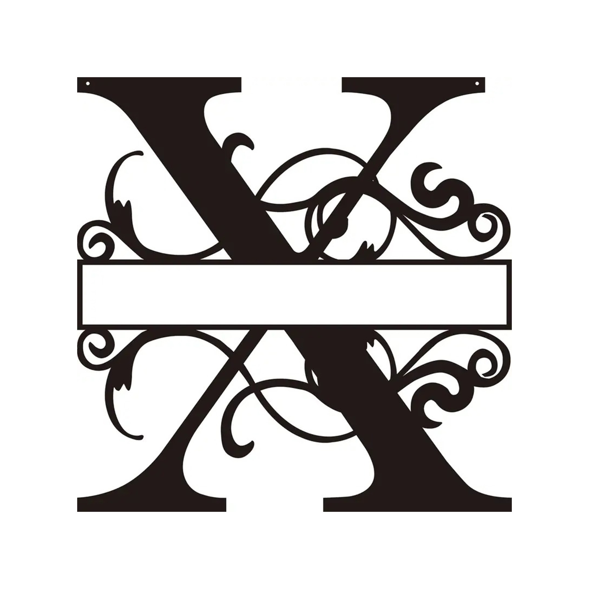 Personalized Metal Monogram Wall Art