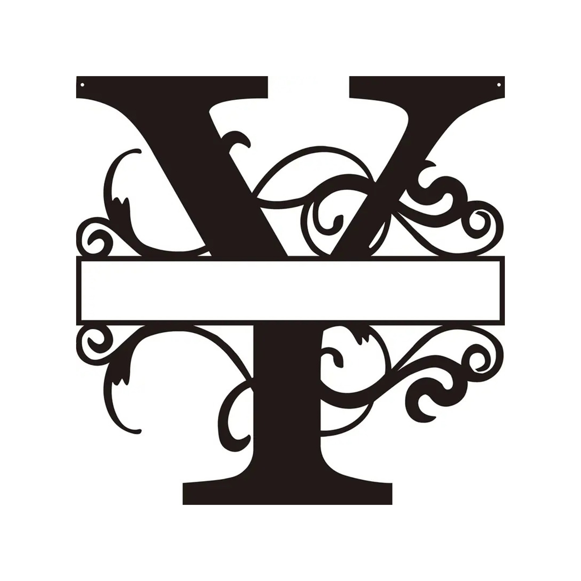 Personalized Metal Monogram Wall Art