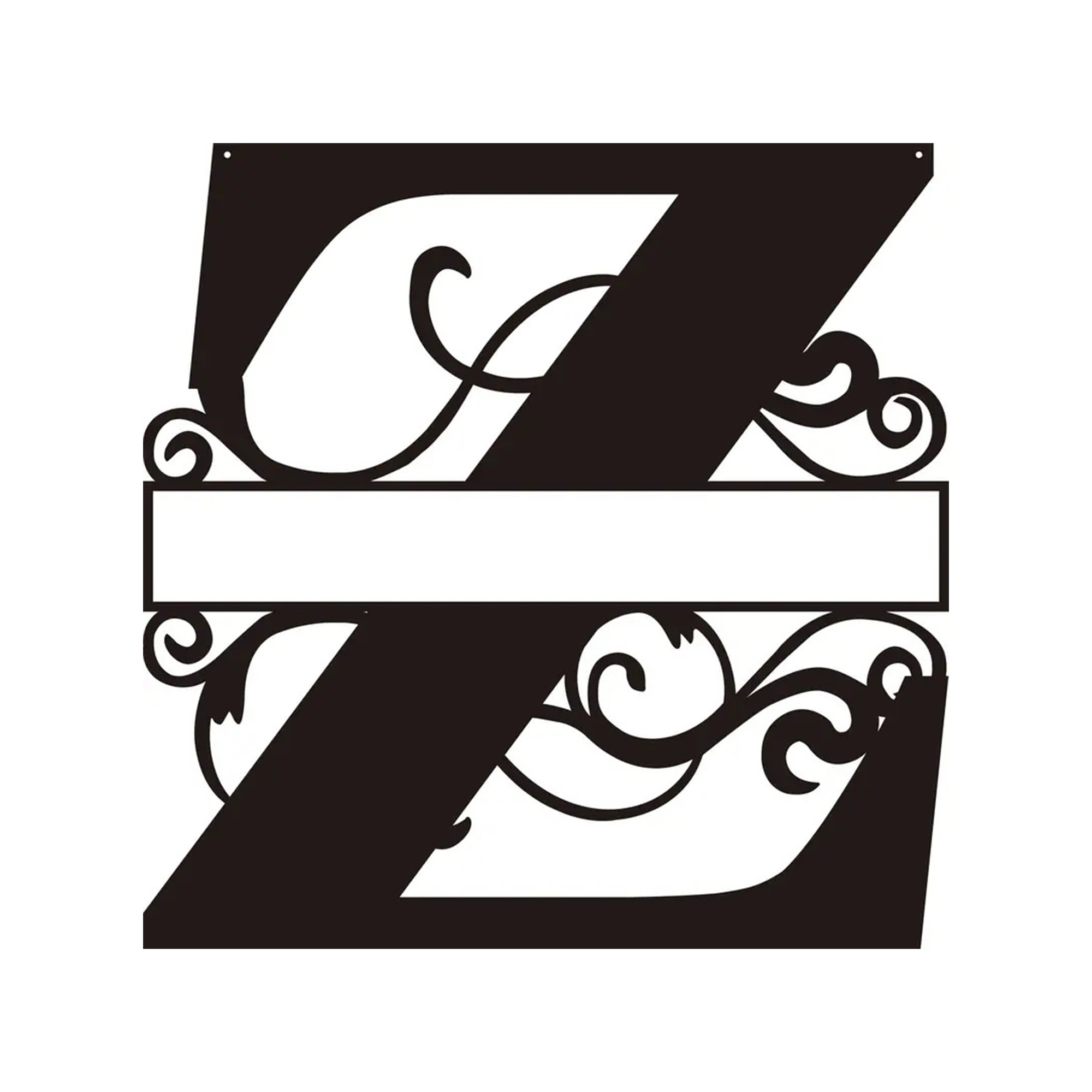 Personalized Metal Monogram Wall Art