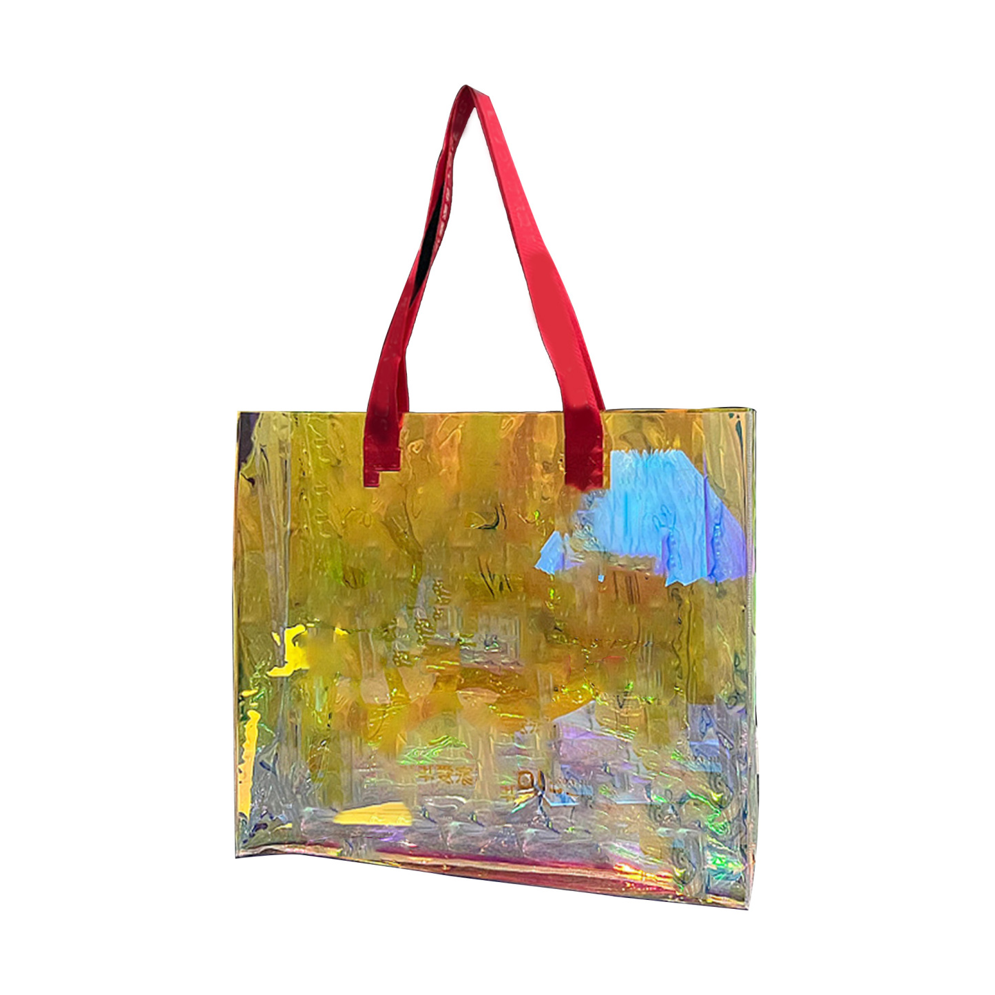 Custom Holographic PVC Jelly Tote