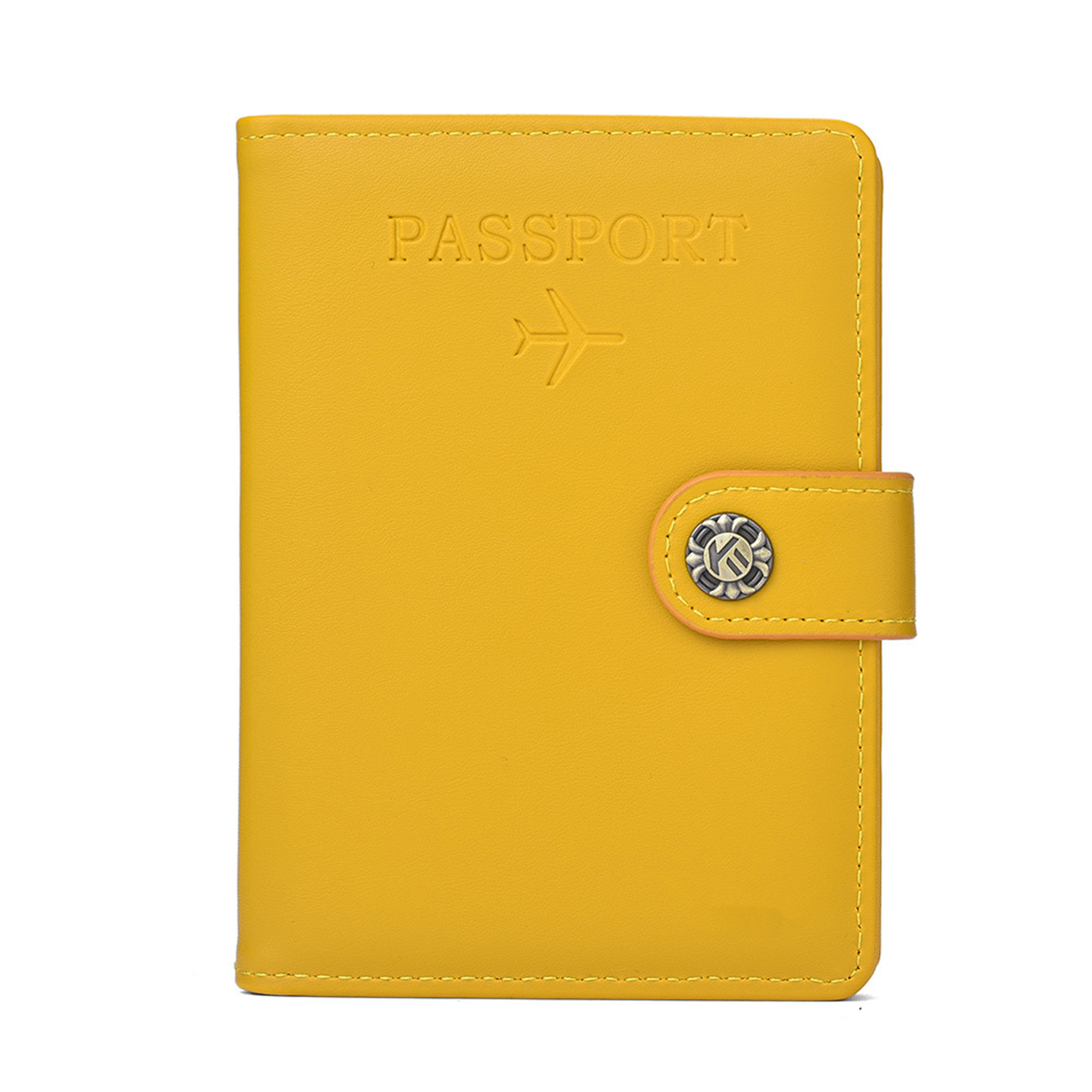 Custom PU Leather Travel Passport Wallet