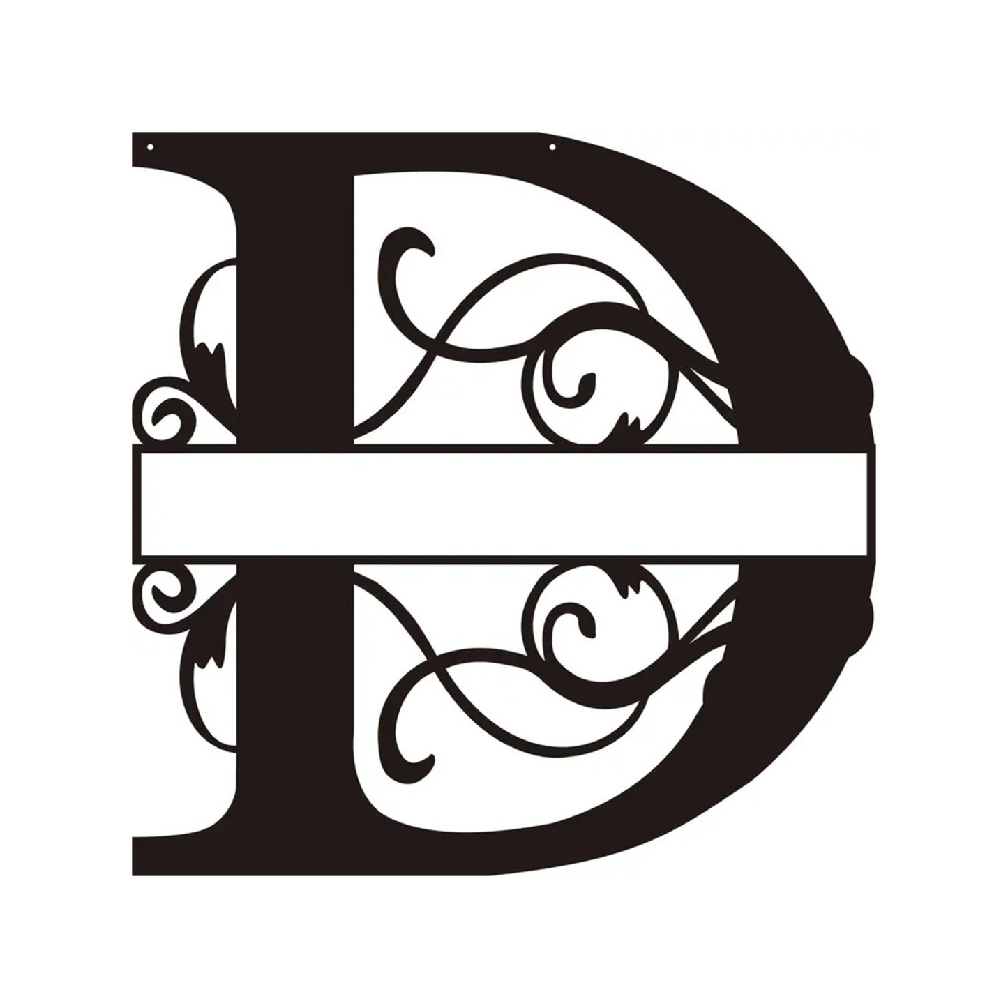 Personalized Metal Monogram Wall Art