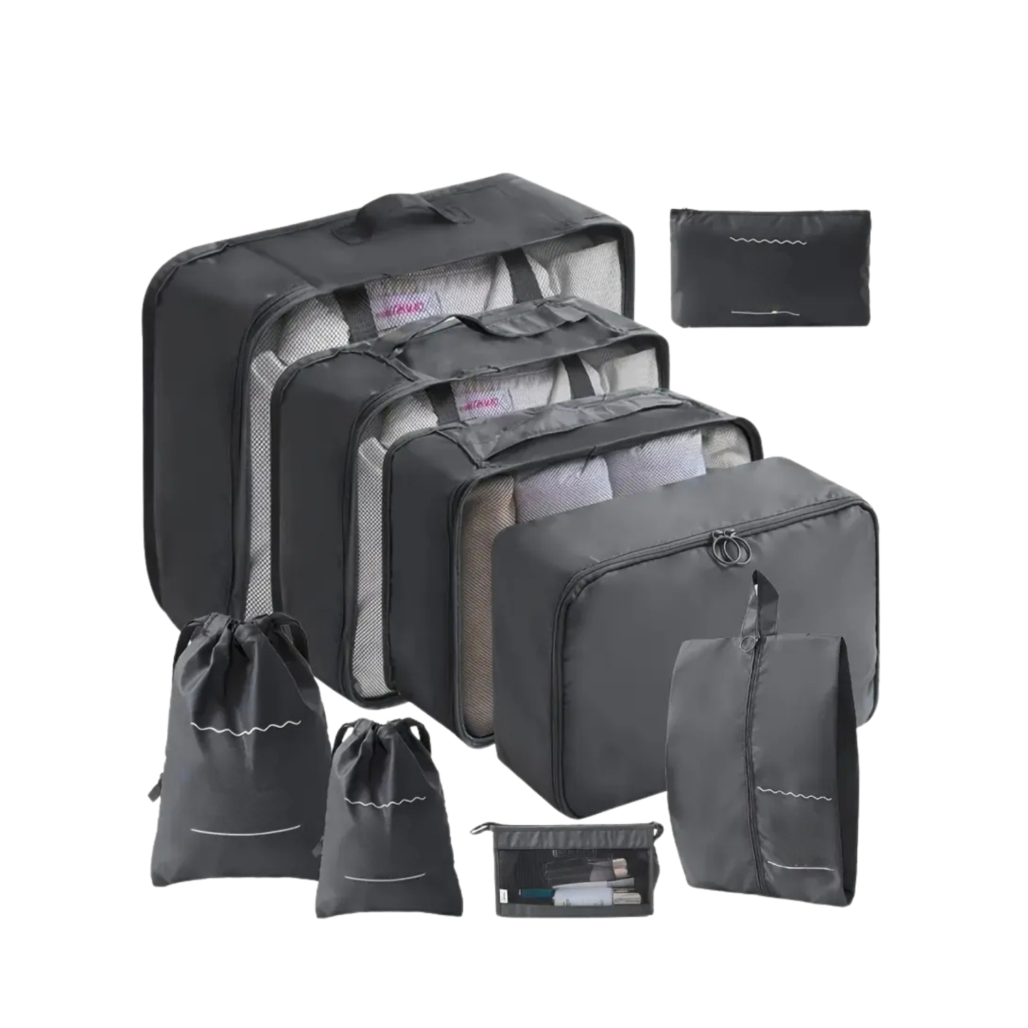 Custom Luggage Packing Cube Kit