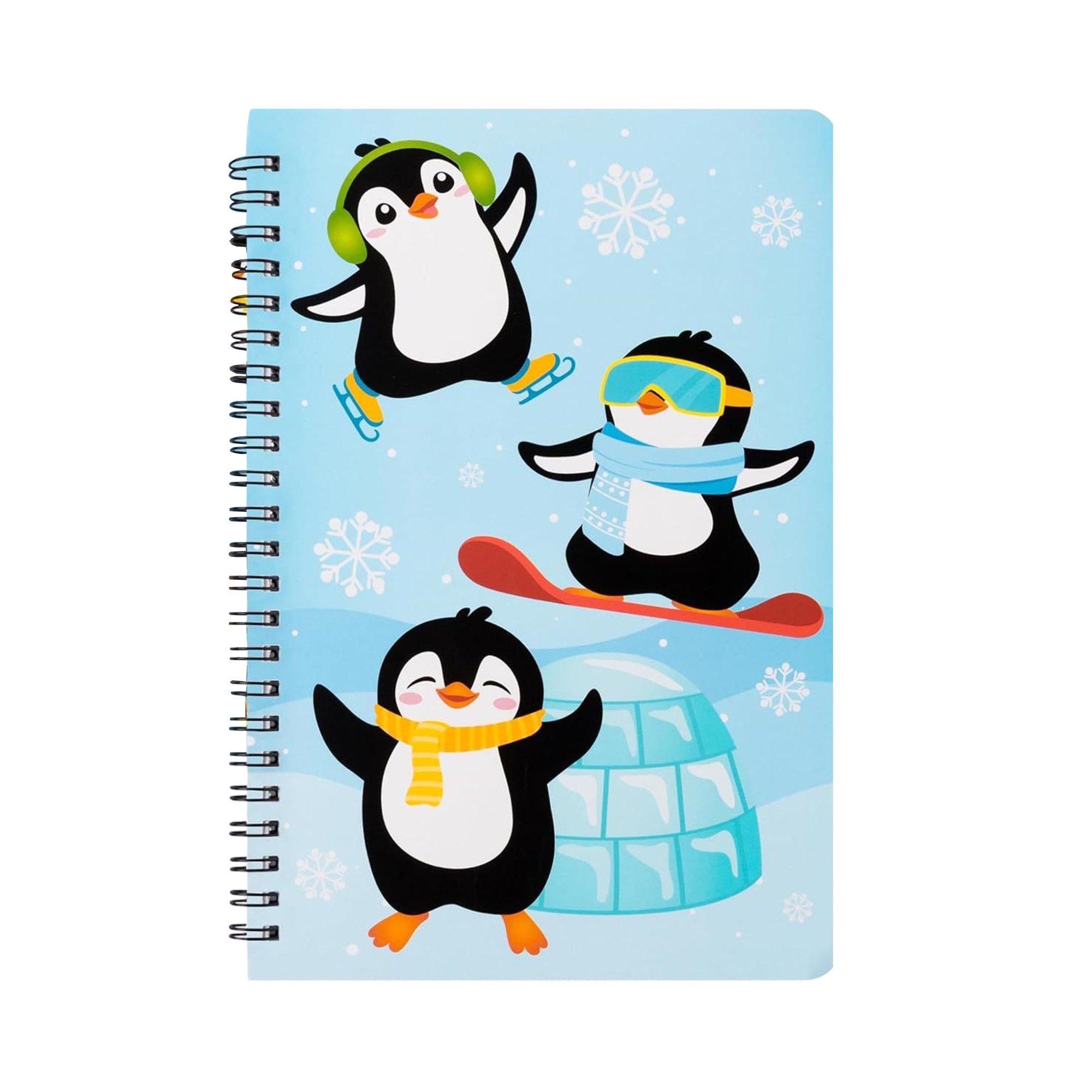 Custom Spiral Notebook with Cartoon Design
