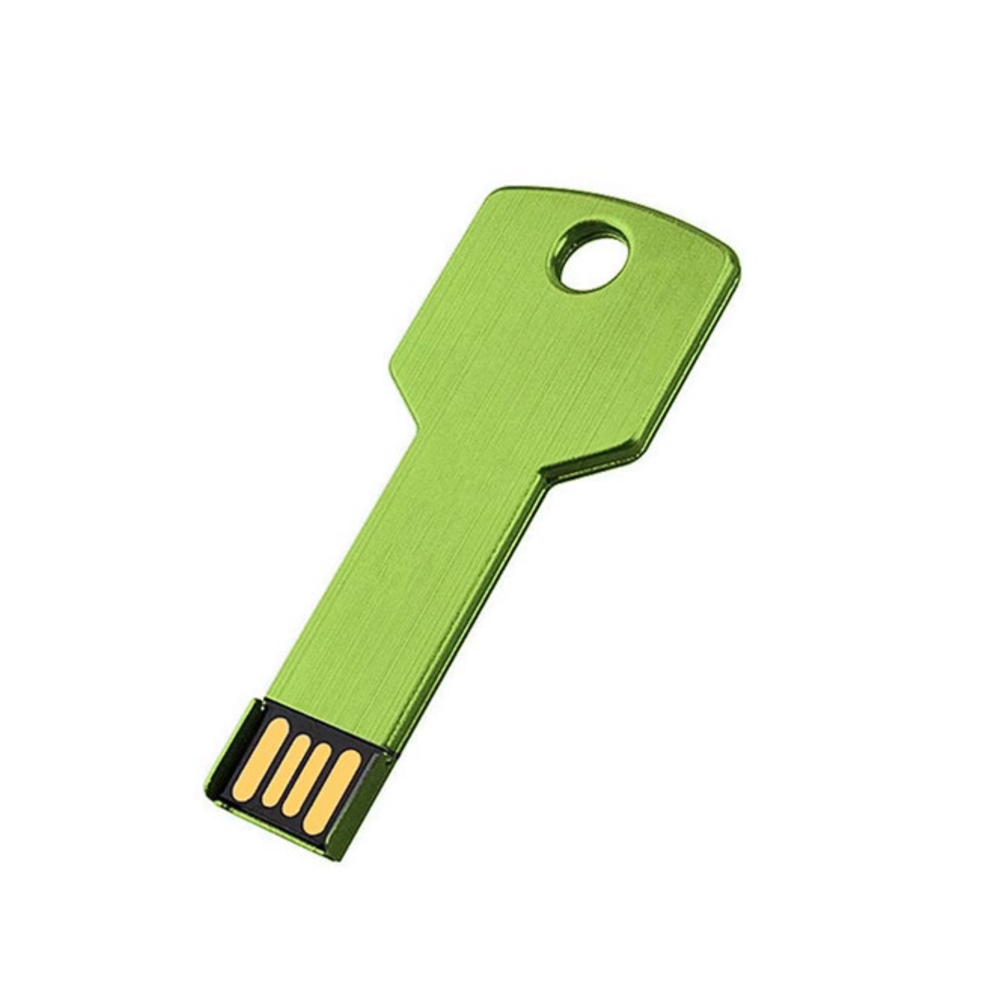 Sleek Metal Keychain USB Drive