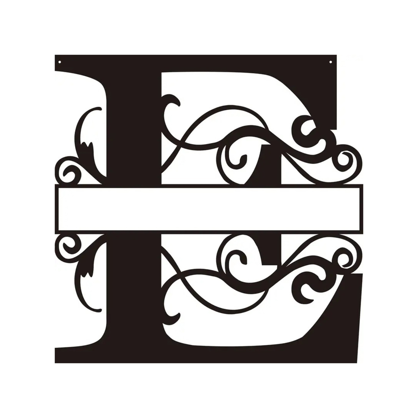 Personalized Metal Monogram Wall Art