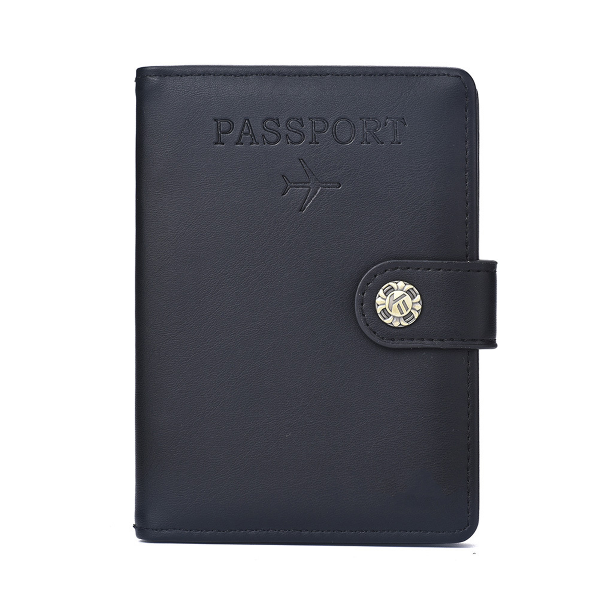 Custom PU Leather Travel Passport Wallet