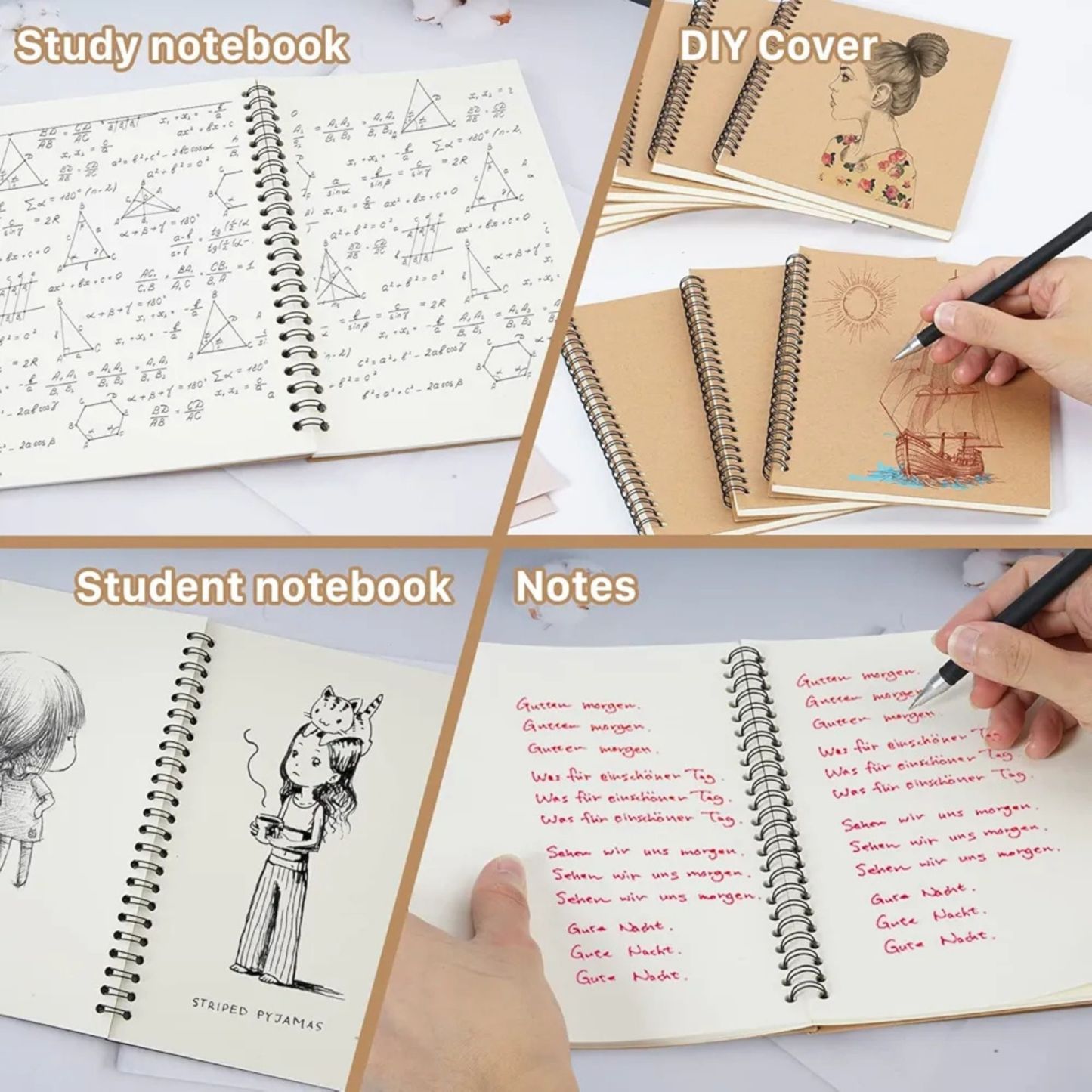 Carbon Texture Executive Journal Set