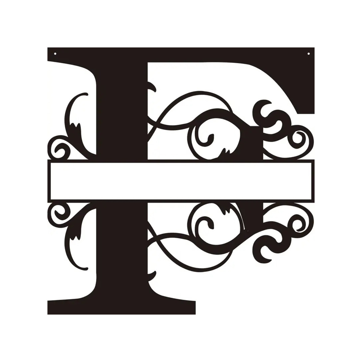 Personalized Metal Monogram Wall Art