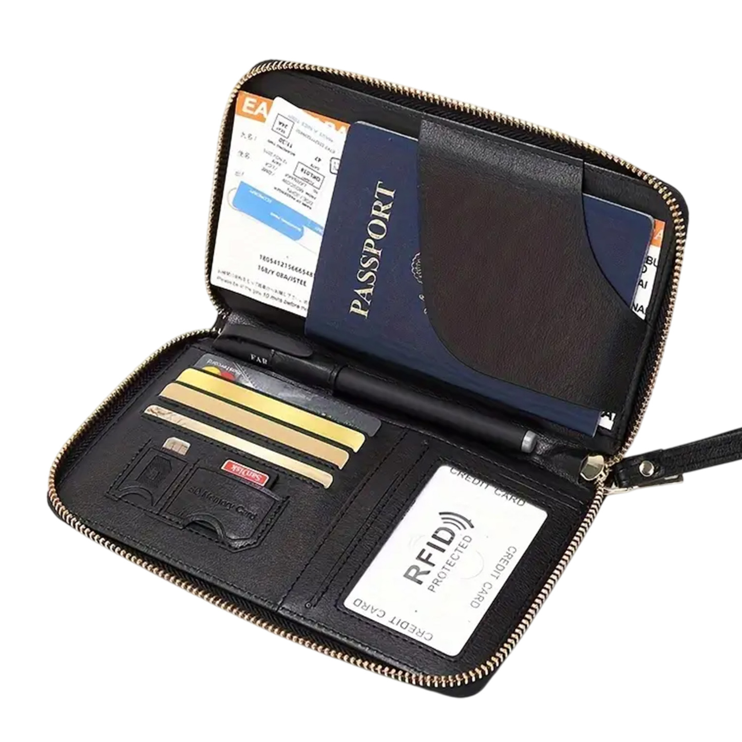 RFID Blocking Travel Wallet