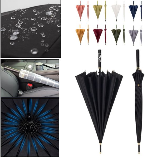 Custom Windproof 24-Rib Golf Umbrella