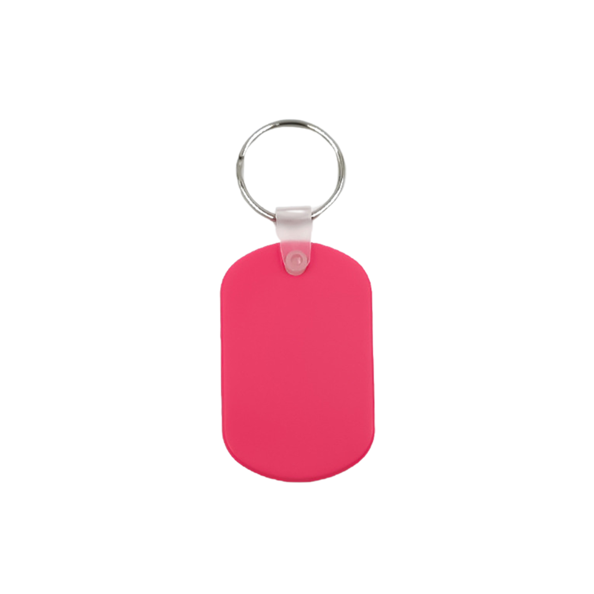 Durable Waterproof PVC Keychain Tag