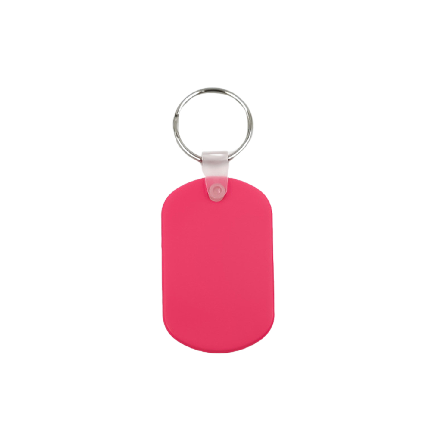 Durable Waterproof PVC Keychain Tag