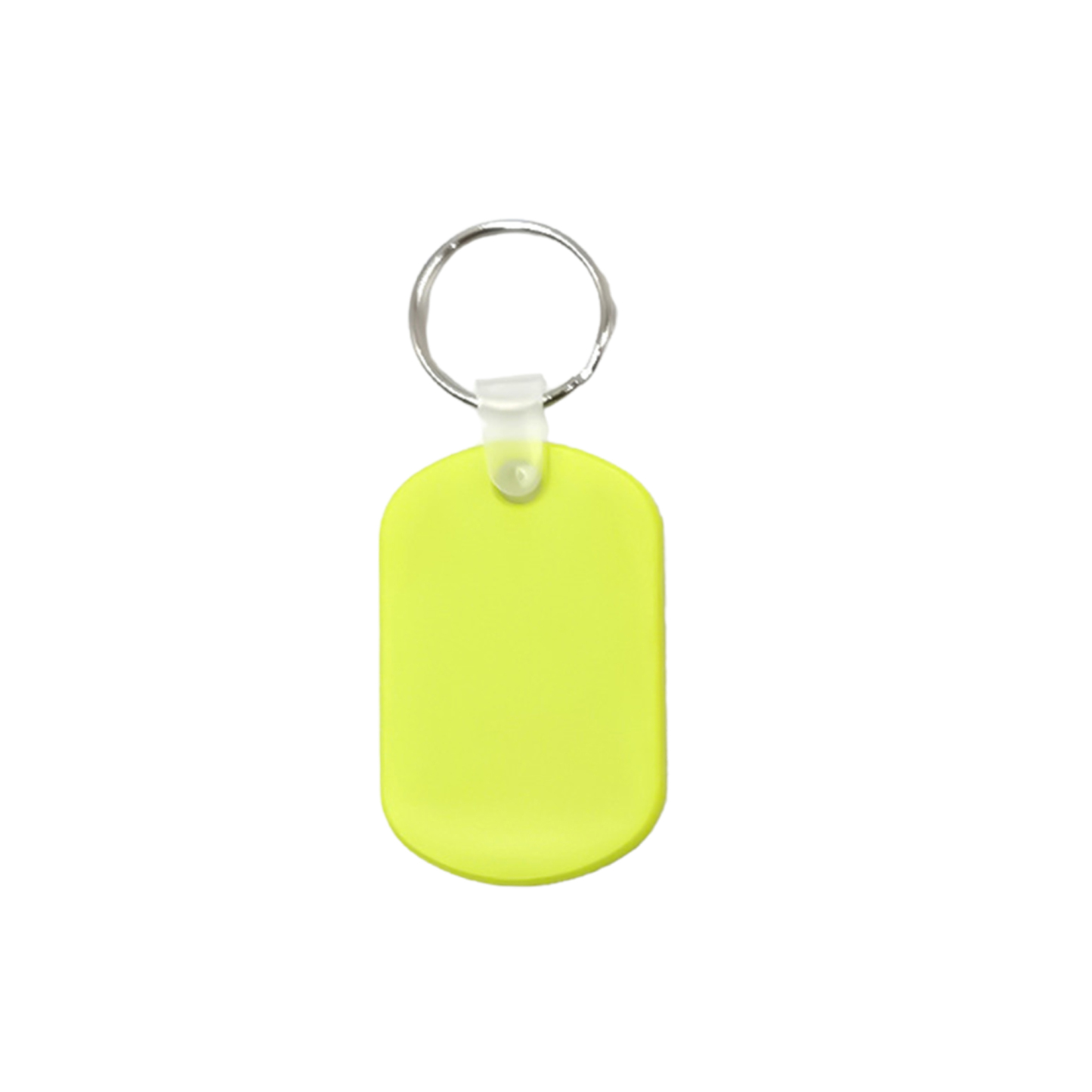 Durable Waterproof PVC Keychain Tag