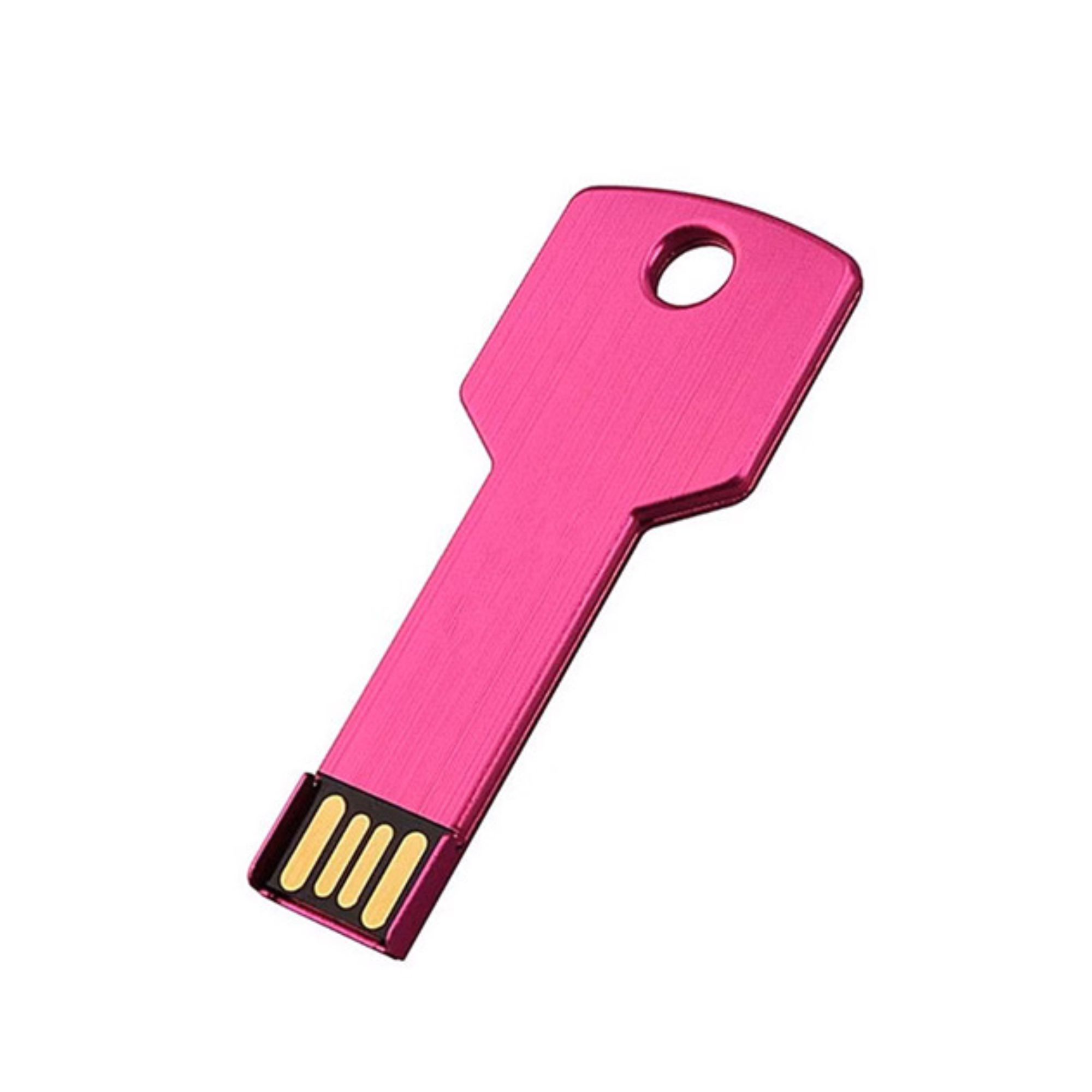 Sleek Metal Keychain USB Drive