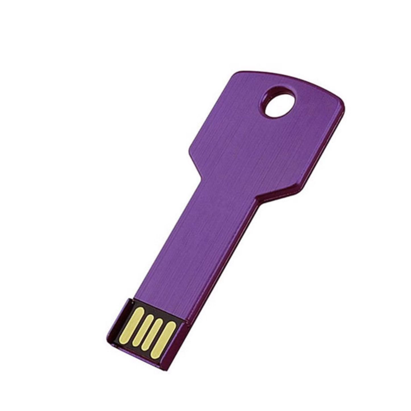 Sleek Metal Keychain USB Drive