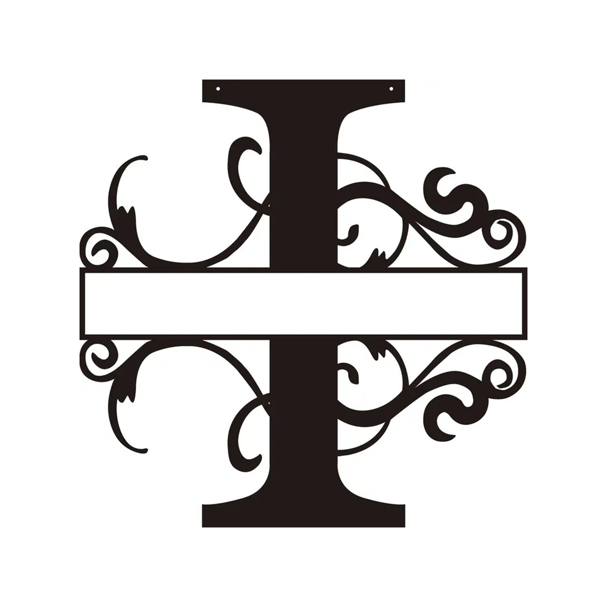 Personalized Metal Monogram Wall Art