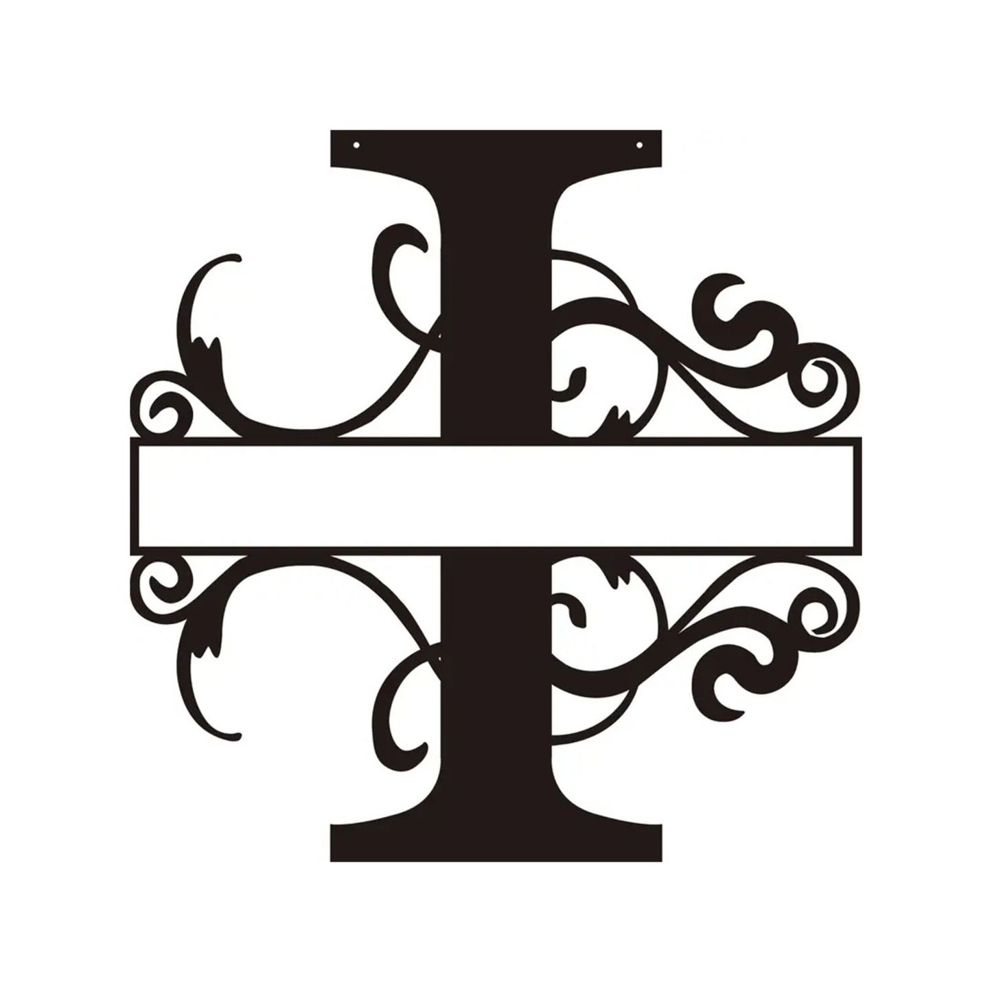 Personalized Metal Monogram Wall Art