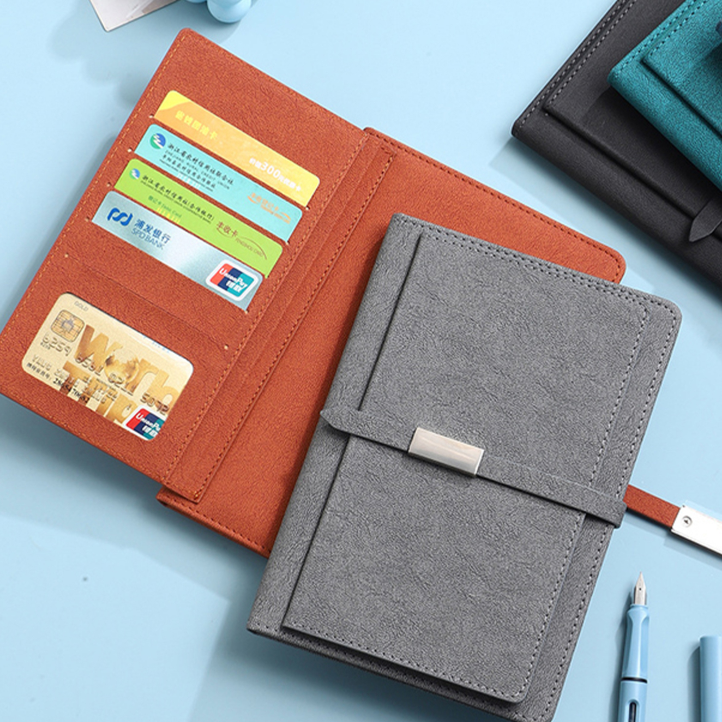 Premium Custom A5 Leather Business Notebook