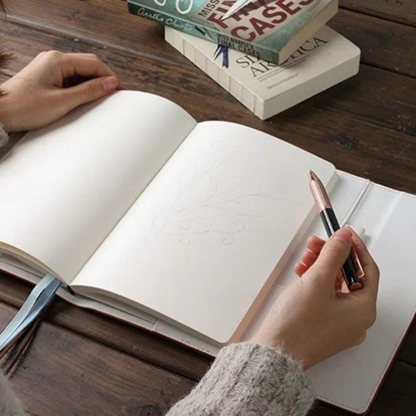 Custom PU Leather Lined Journal – Premium Corporate Gift