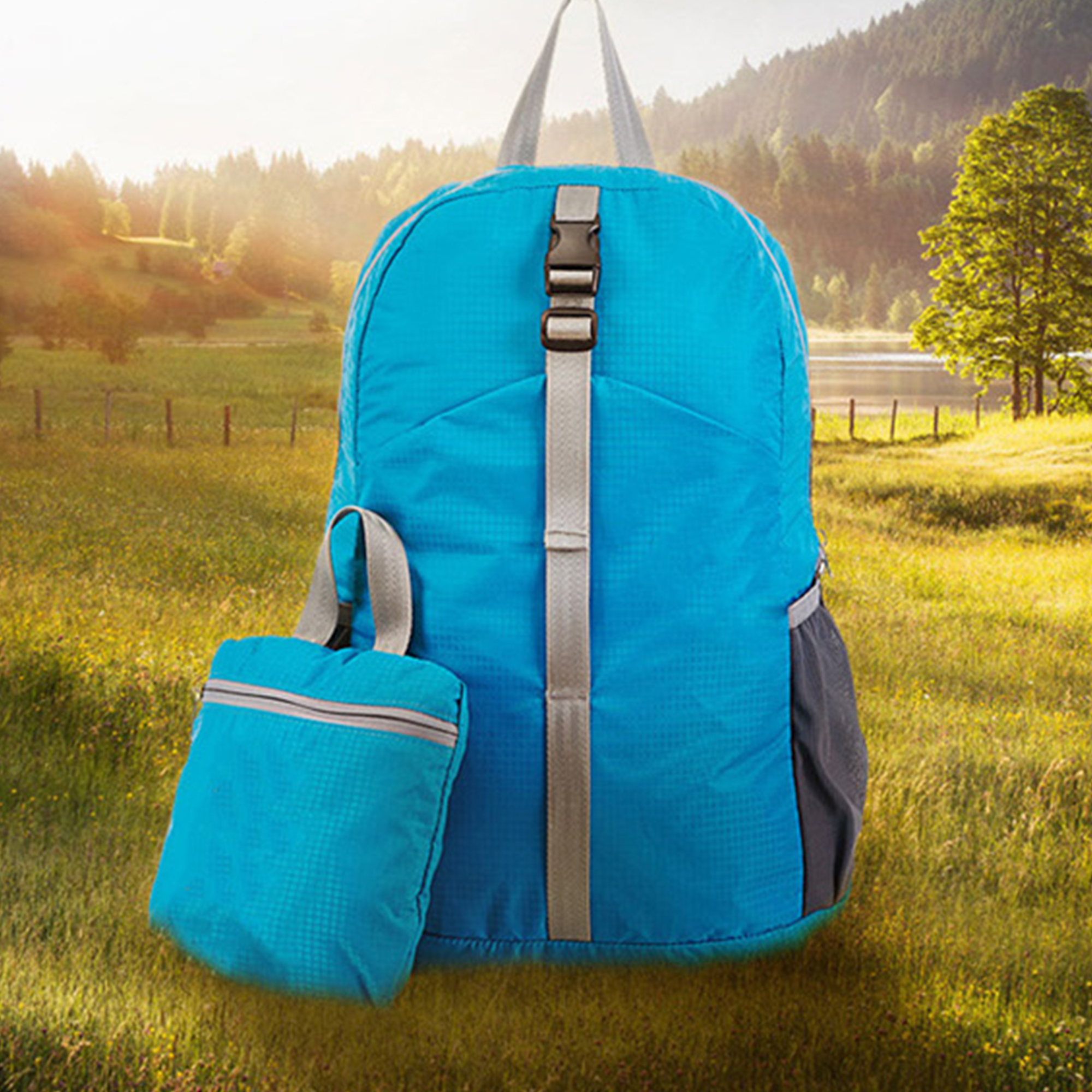 Custom Waterproof Foldable Travel Backpack