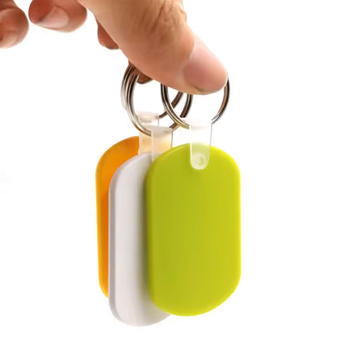 Durable Waterproof PVC Keychain Tag