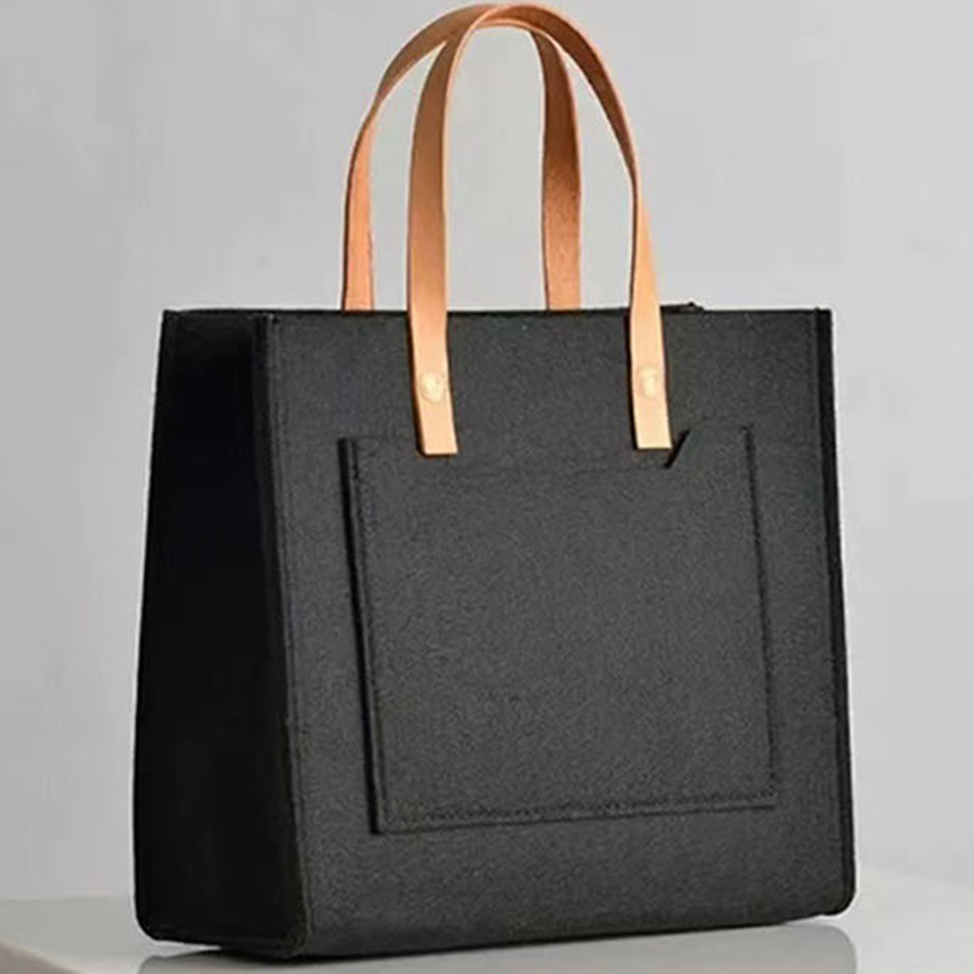 Custom Felt Office Tote Bag