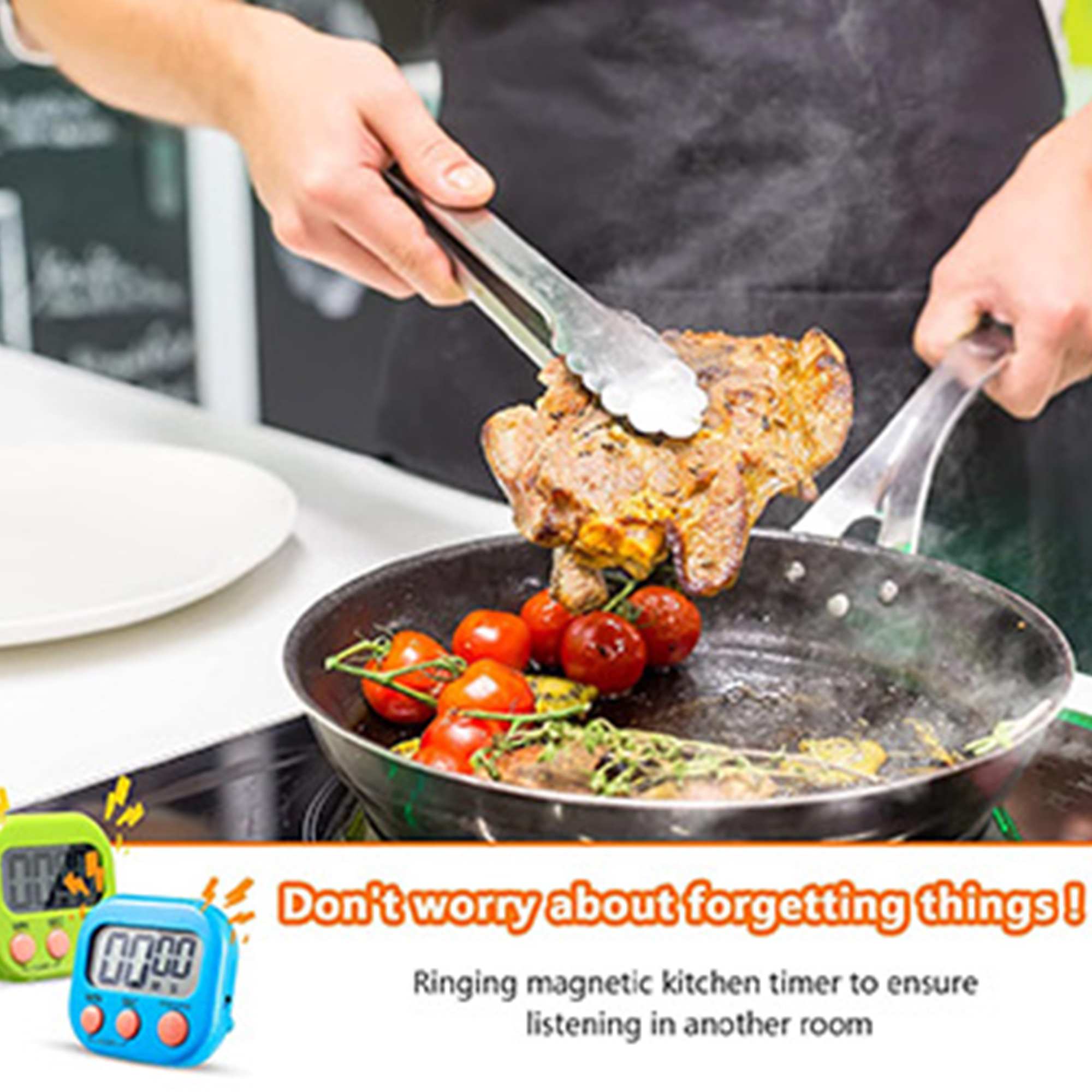 Mute Countdown Kitchen Timer